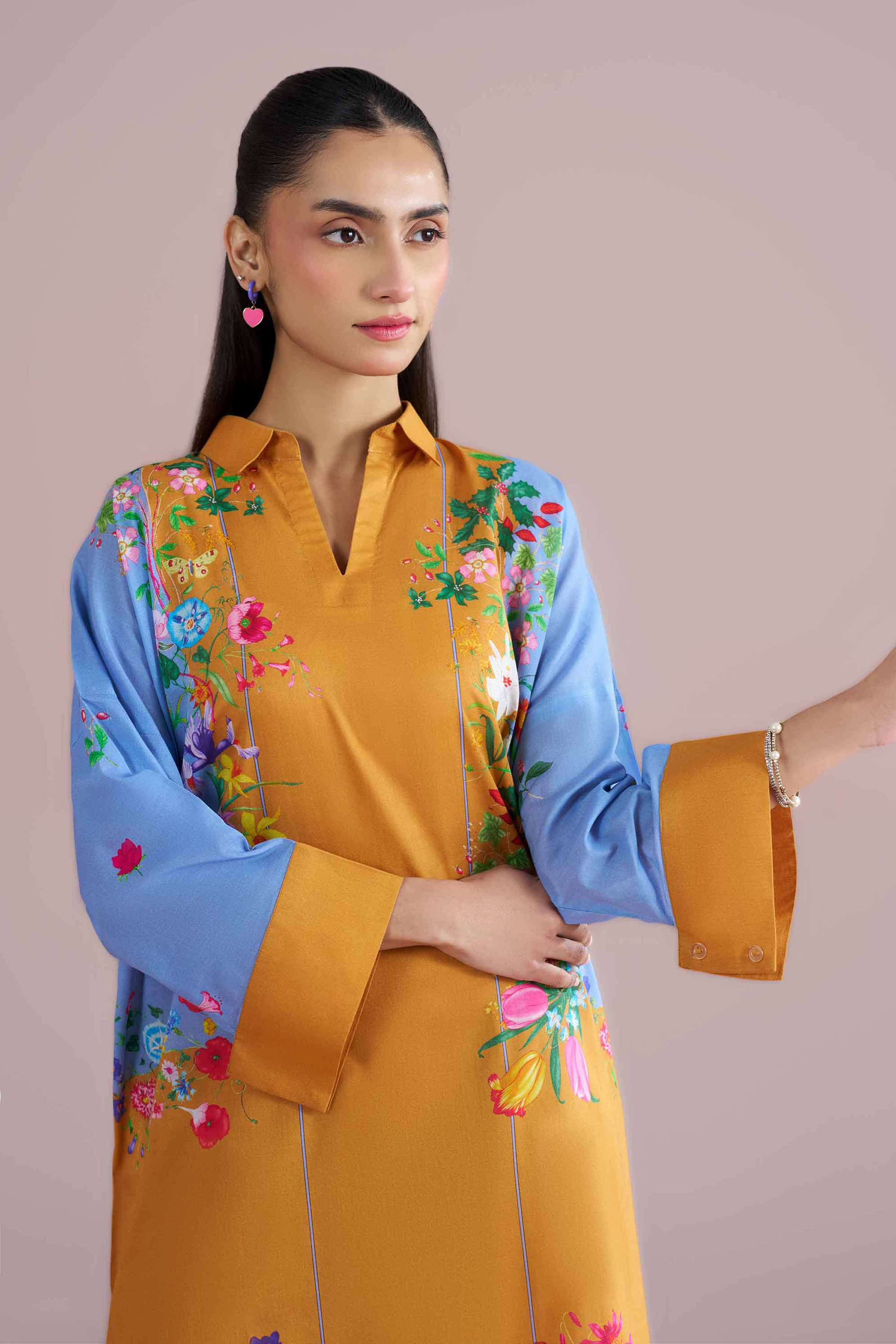 Printed Tunic - PE26-101 for Women - Pret Collection | Nishat | Shop Online