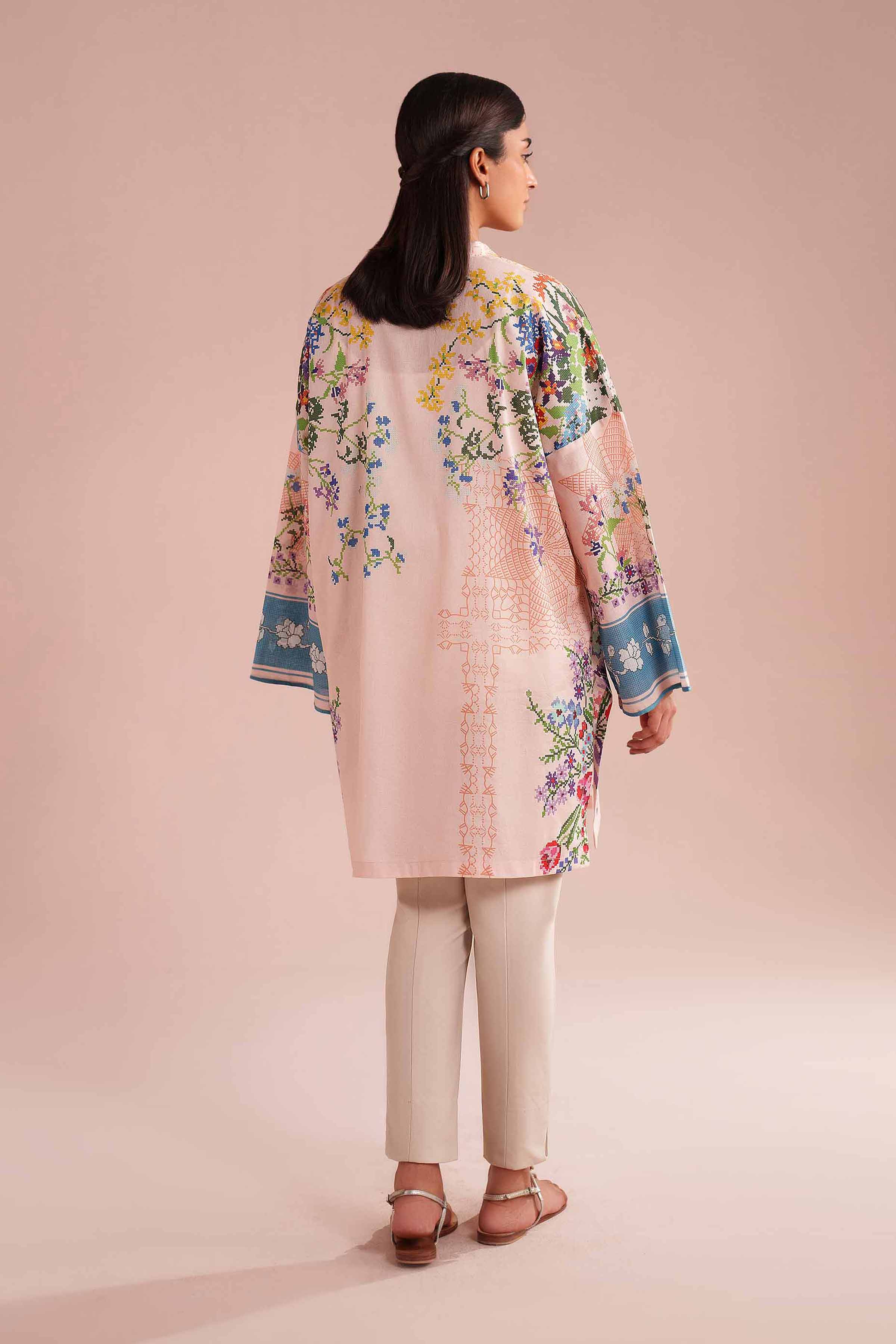 Printed Tunic - PE26-106 for Women - Pret Collection | Nishat | Shop Online