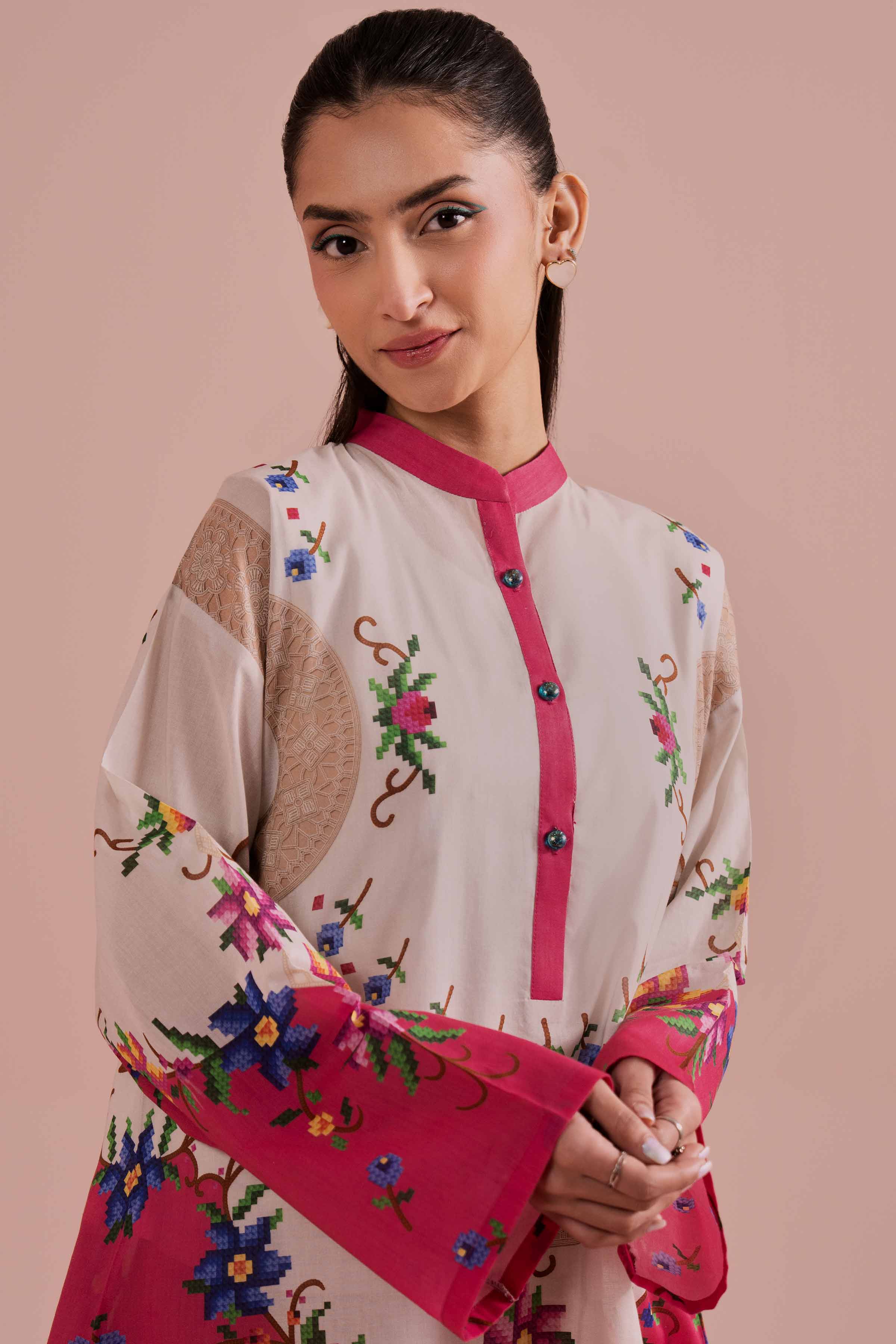 Printed Tunic - PE26-112 for Women - Pret Collection | Nishat | Shop Online