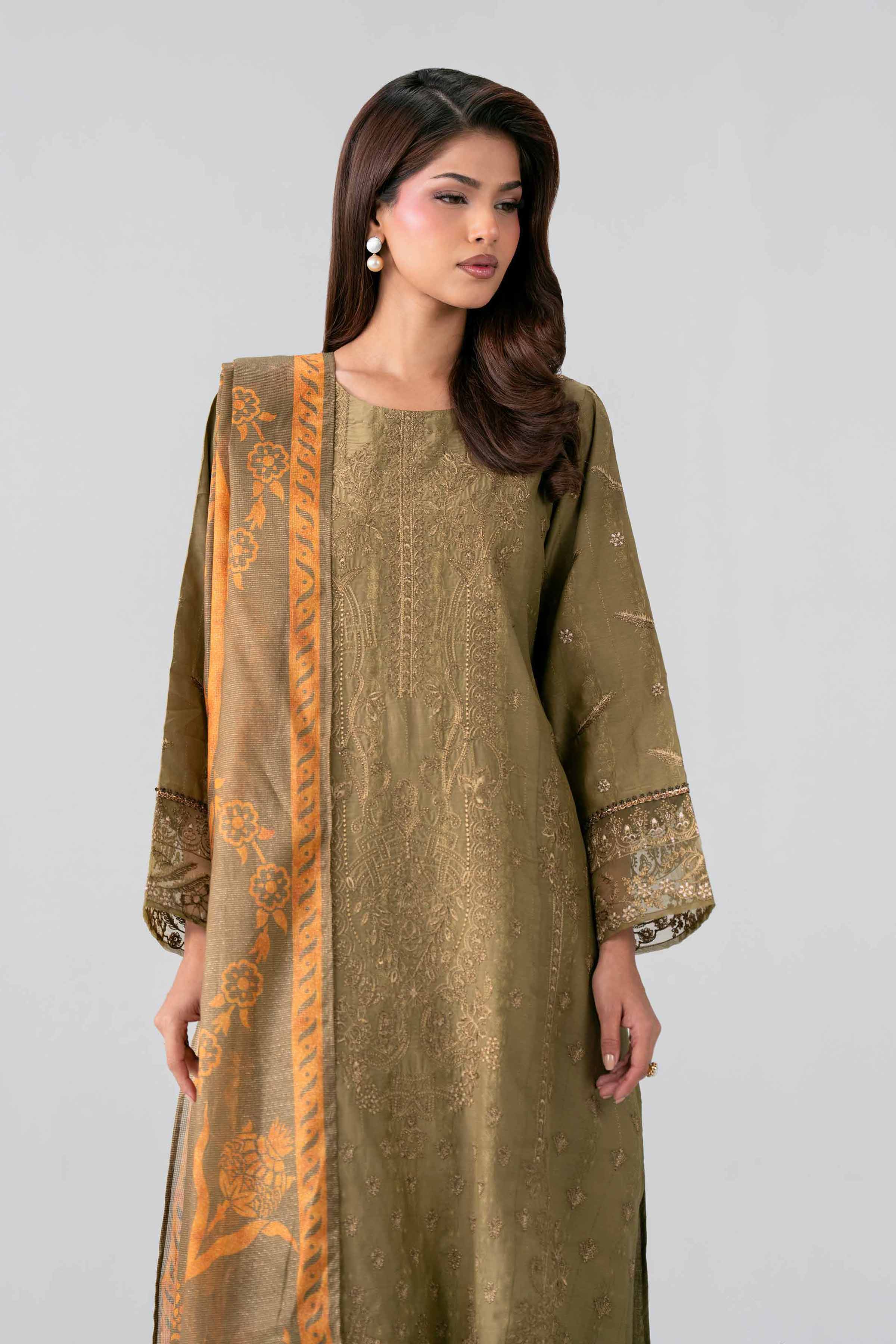 3 Piece - Embroidered Suit - PE26-120