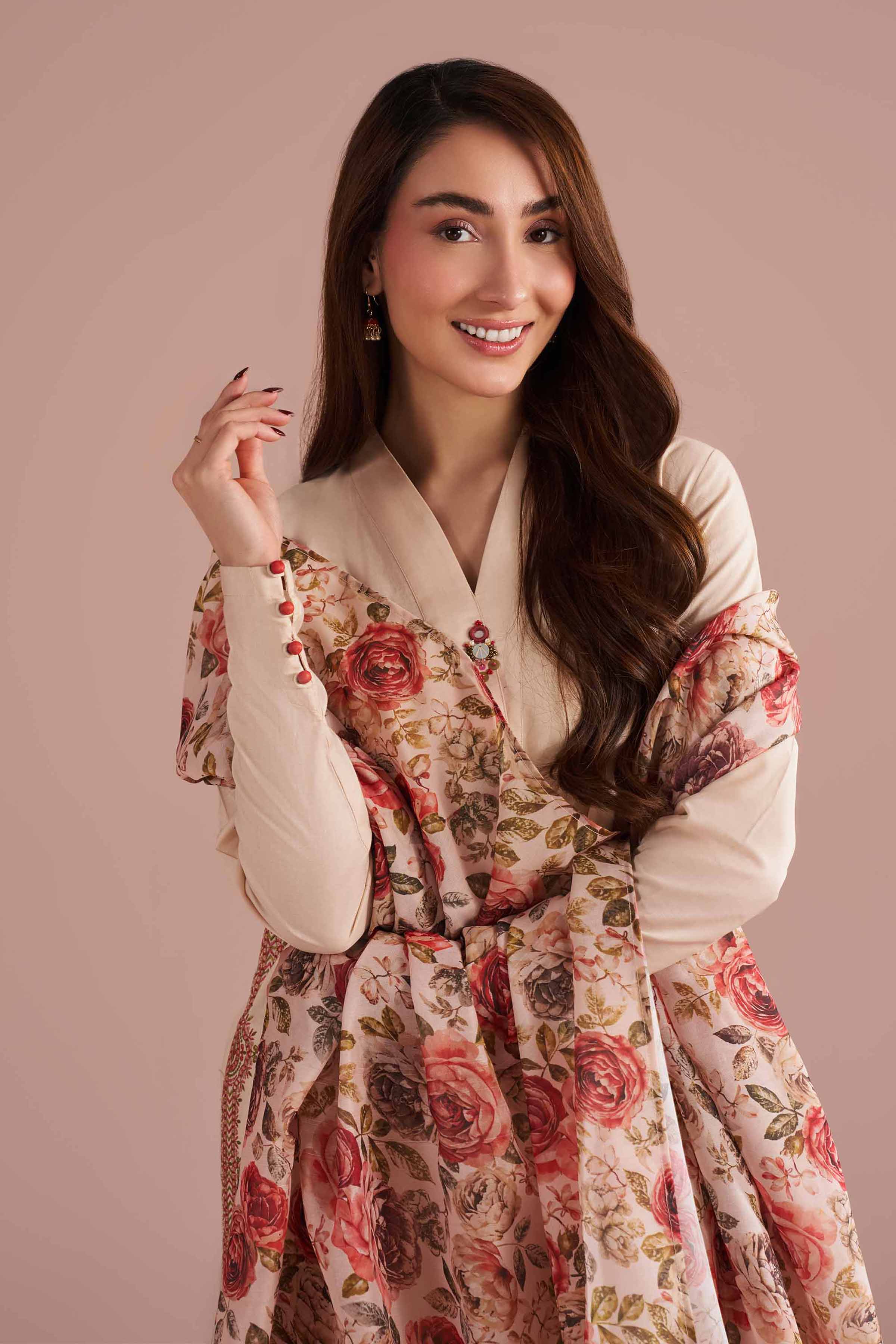 2 Piece - Embroidered Suit - PE26-141 for Women - Pret Collection | Nishat | Shop Online