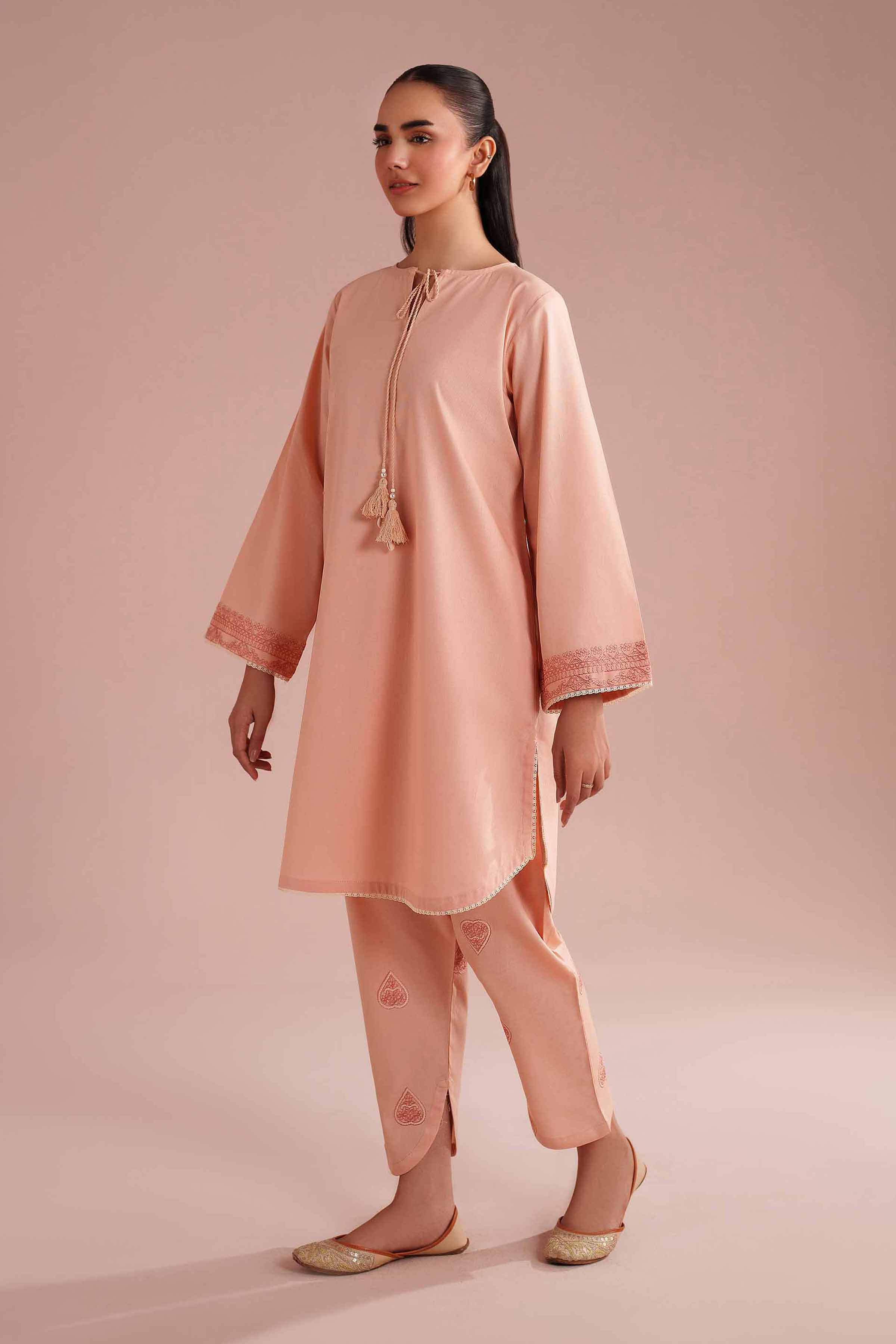 2 Piece - Embroidered Suit - PE26-150 for Women - Pret Collection | Nishat | Shop Online