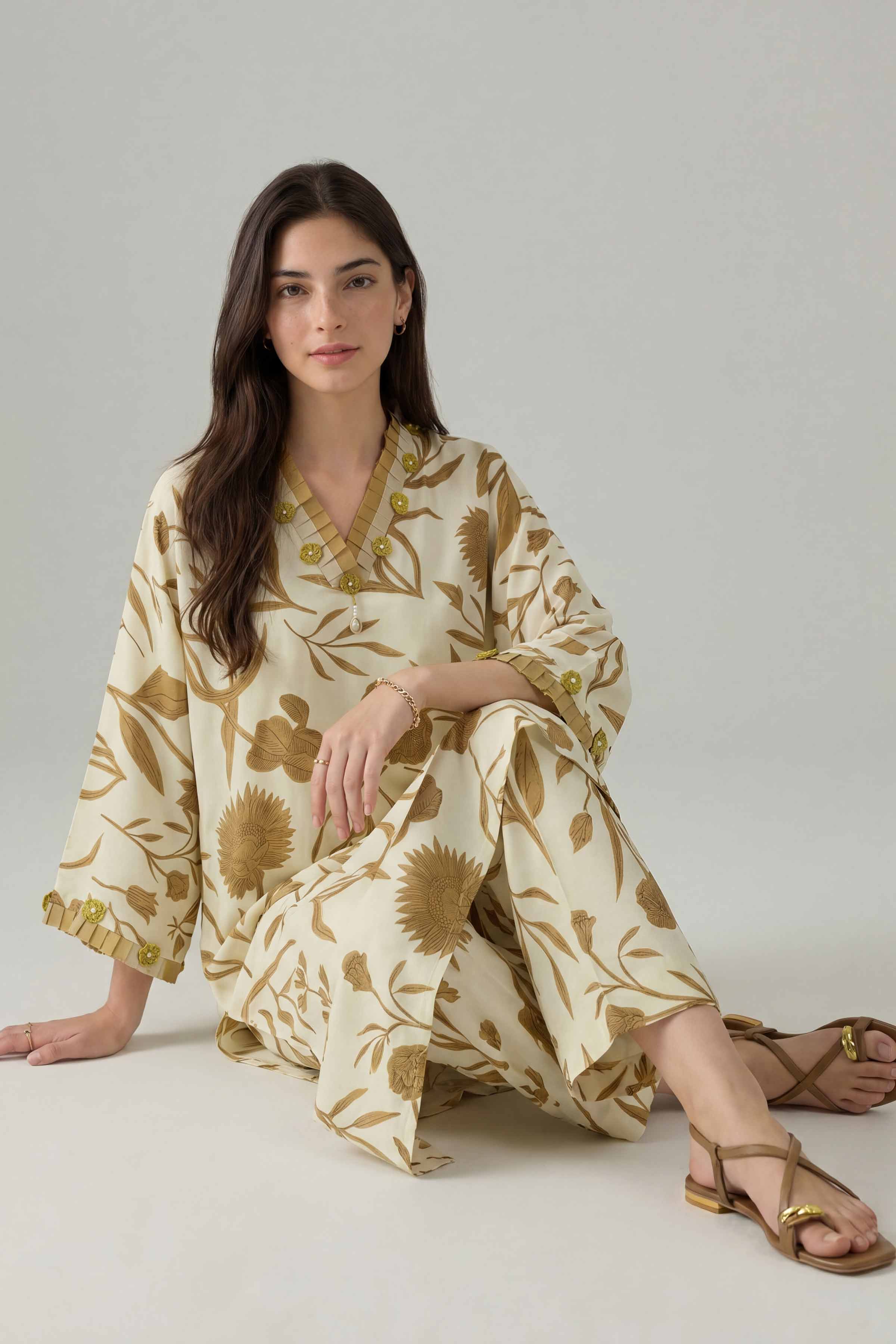 2 Piece - Printed Suit - PE26-158