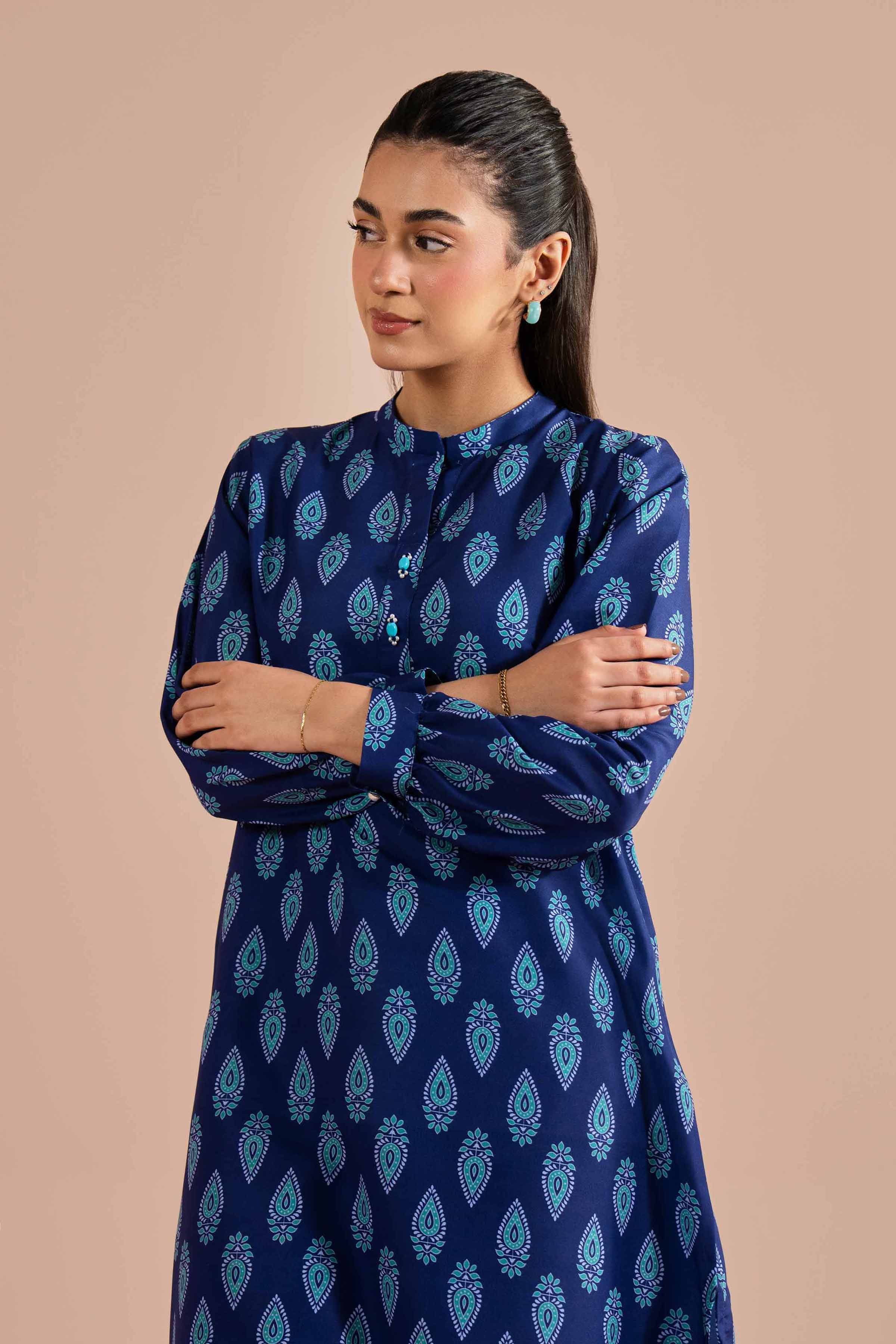 2 Piece - Printed Suit - PE26-17 for Women - Pret Collection | Nishat | Shop Online