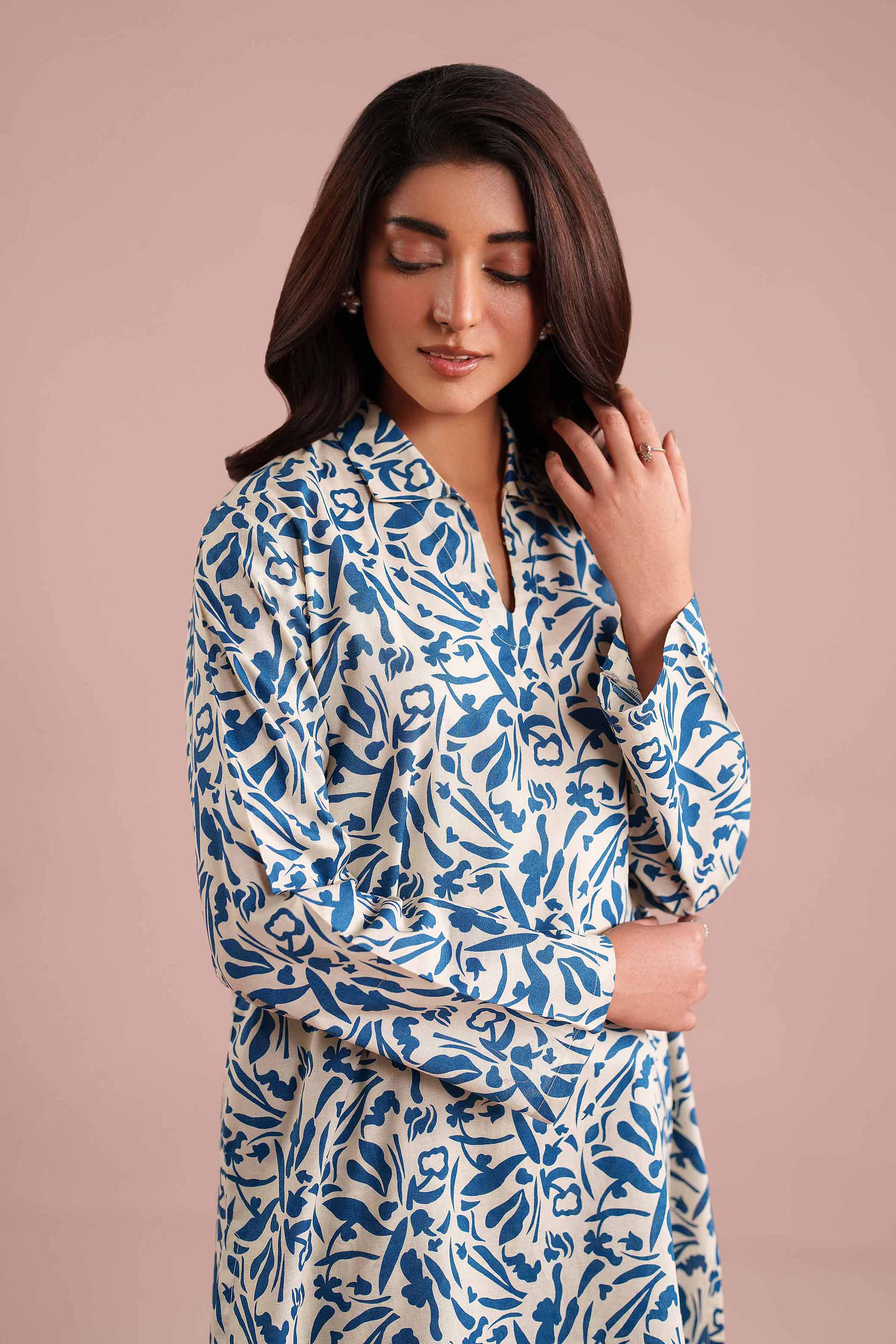 2 Piece - Printed Suit - PE26-184 for Women - Pret Collection | Nishat | Shop Online