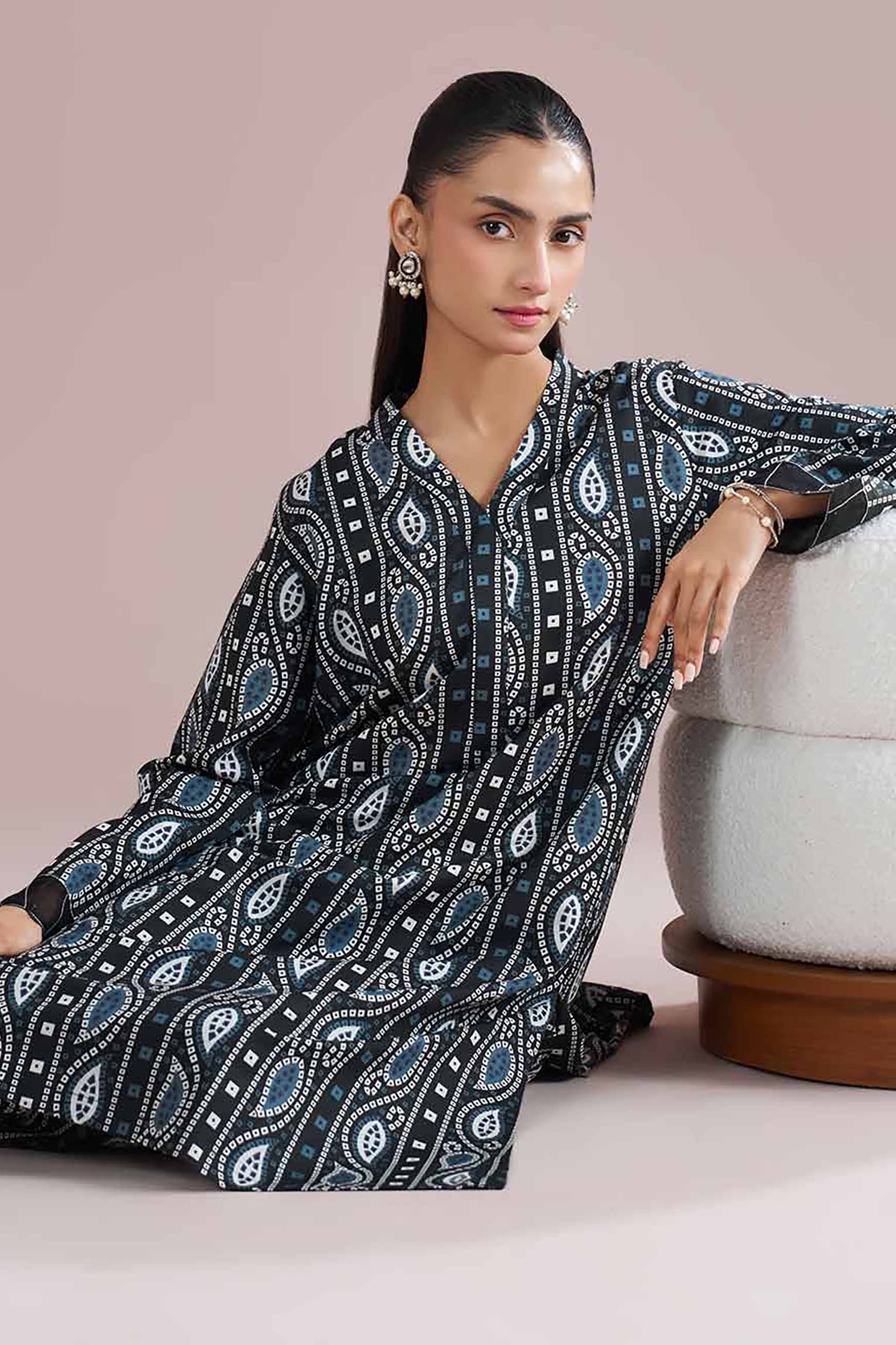2 Piece - Printed Suit - PE26-194 for Women - Pret Collection | Nishat | Shop Online