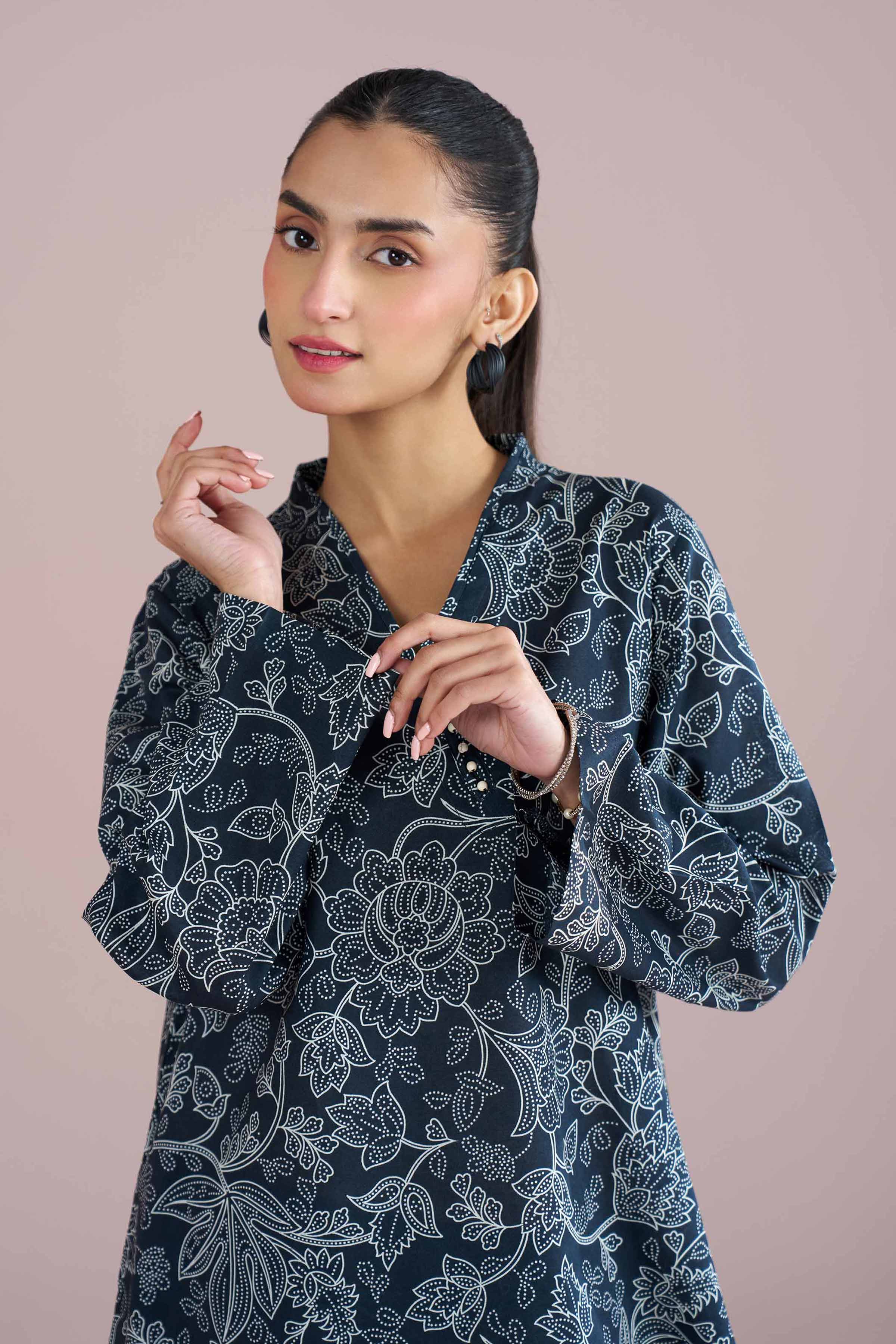 2 Piece - Printed Suit - PE26-196 for Women - Pret Collection | Nishat | Shop Online