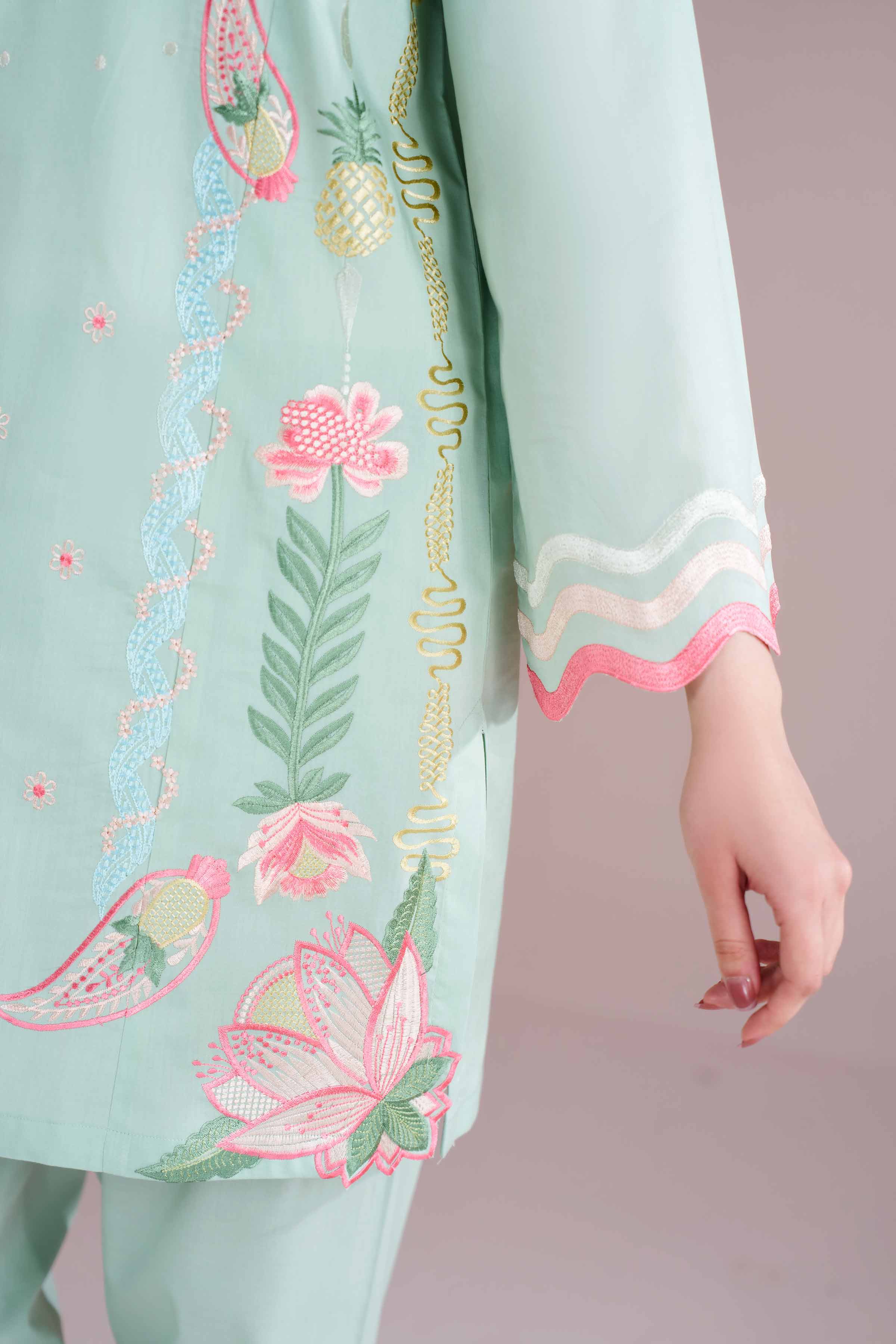 2 Piece - Embroidered Suit - PE26-235 for Women - Pret Collection | Nishat | Shop Online