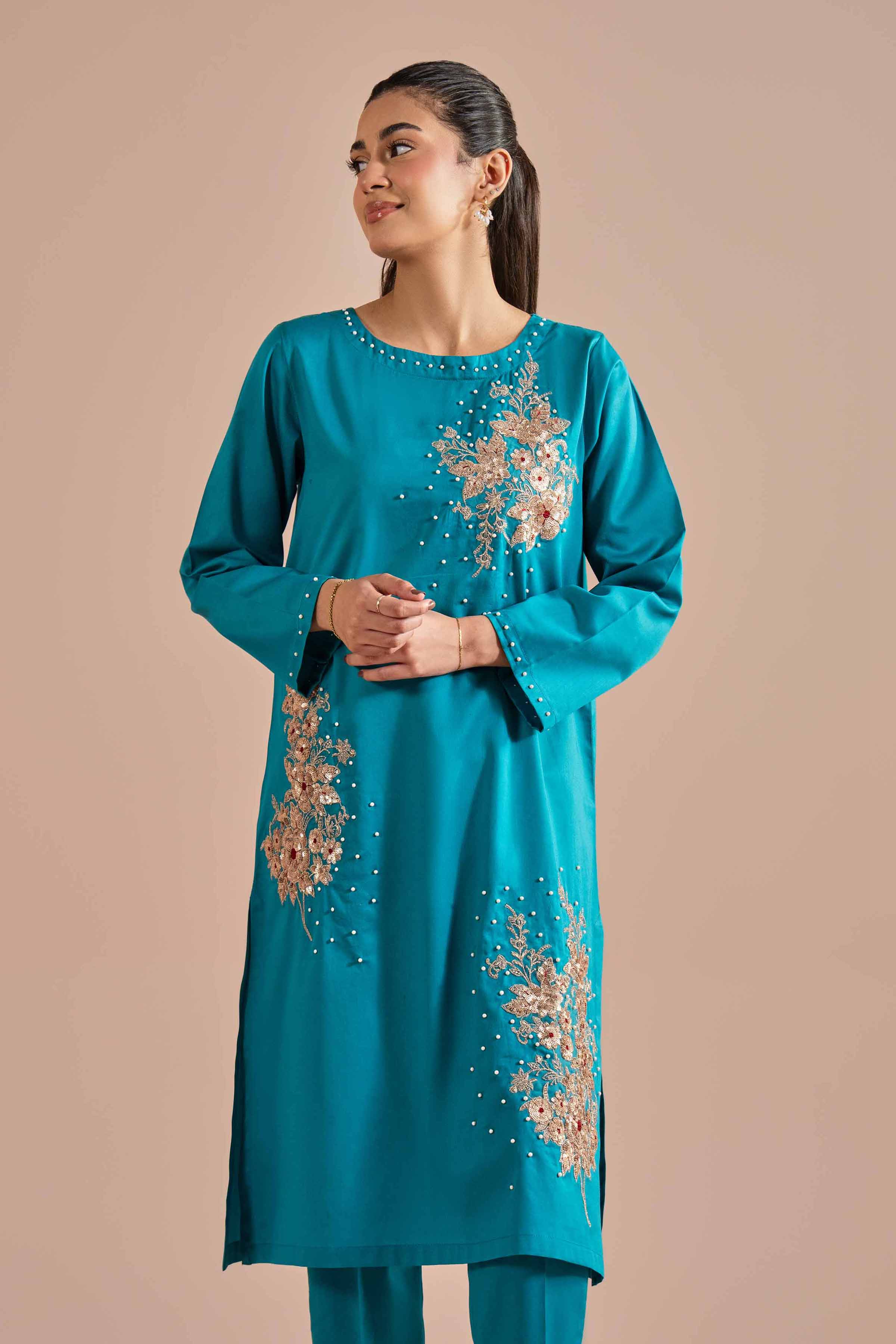 2 Piece - Embroidered Suit - PE26-246