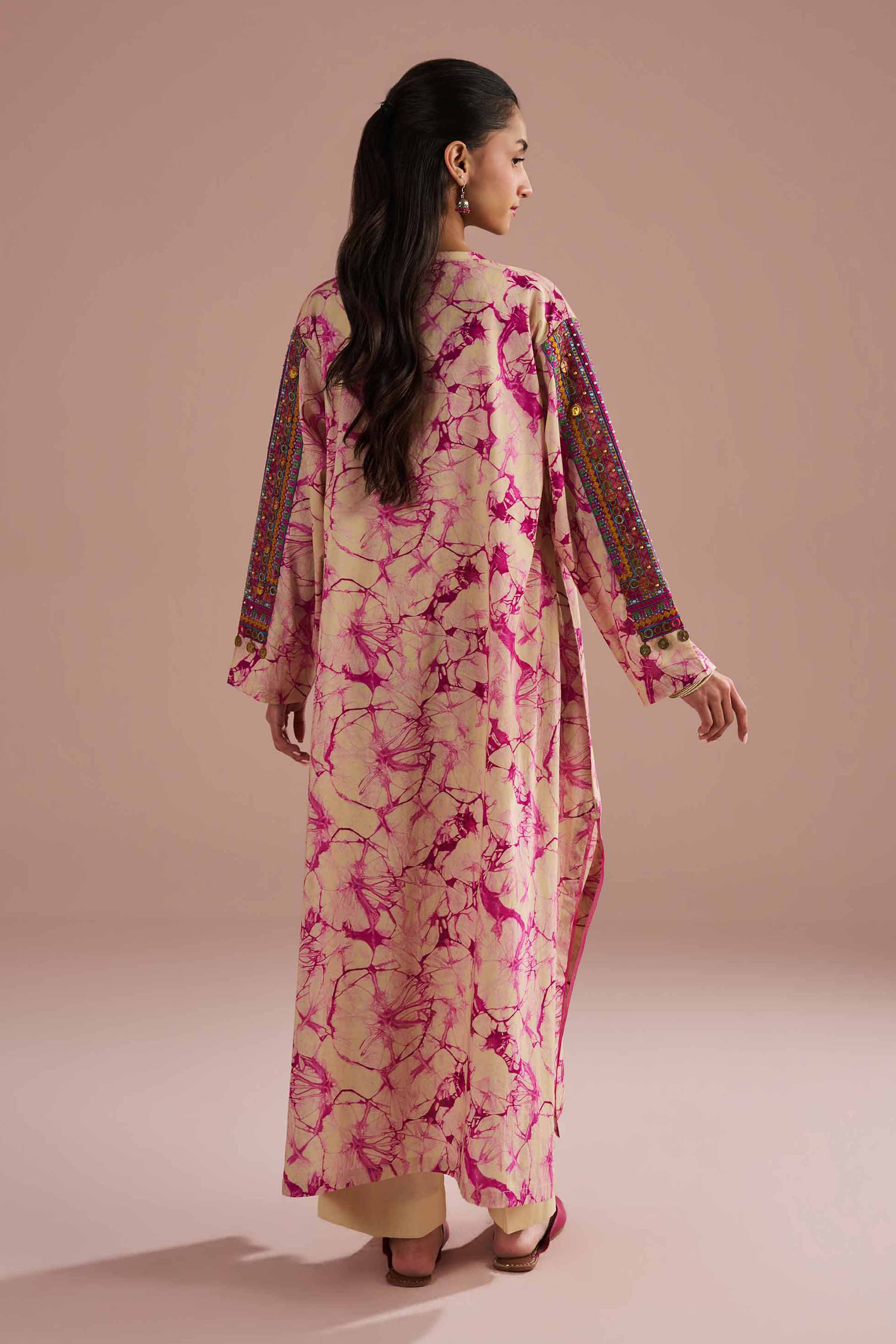 2 Piece - Printed Embroidered Suit - PE26-253 for Women - Pret Collection | Nishat | Shop Online