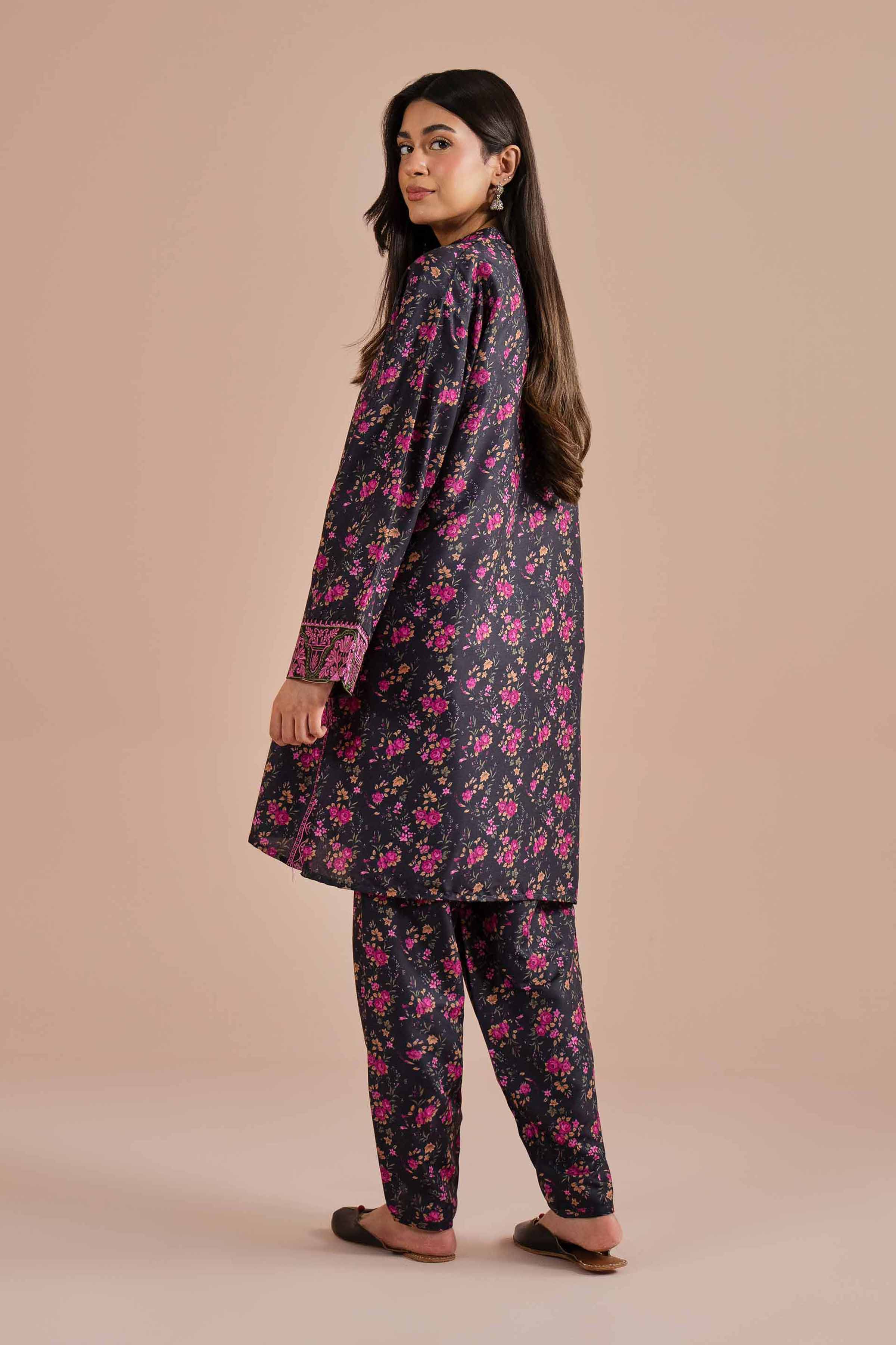 2 Piece - Printed Embroidered Suit - PE26-27 for Women - Pret Collection | Nishat | Shop Online