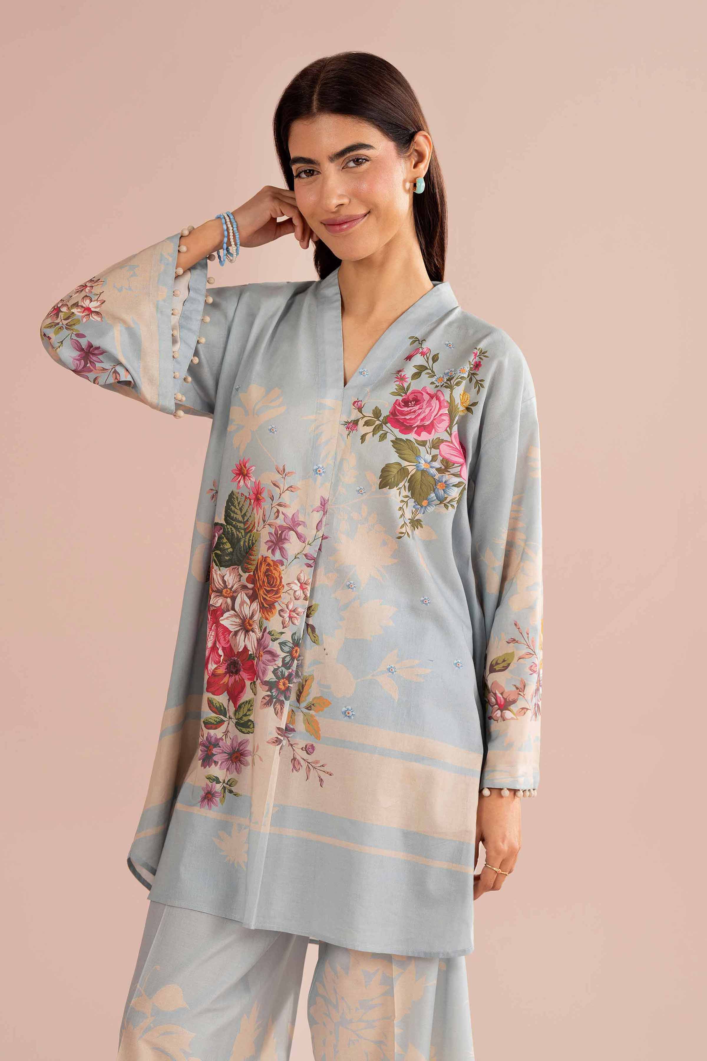 2 Piece - Printed Suit - PE26-270 for Women - Pret Collection | Nishat | Shop Online