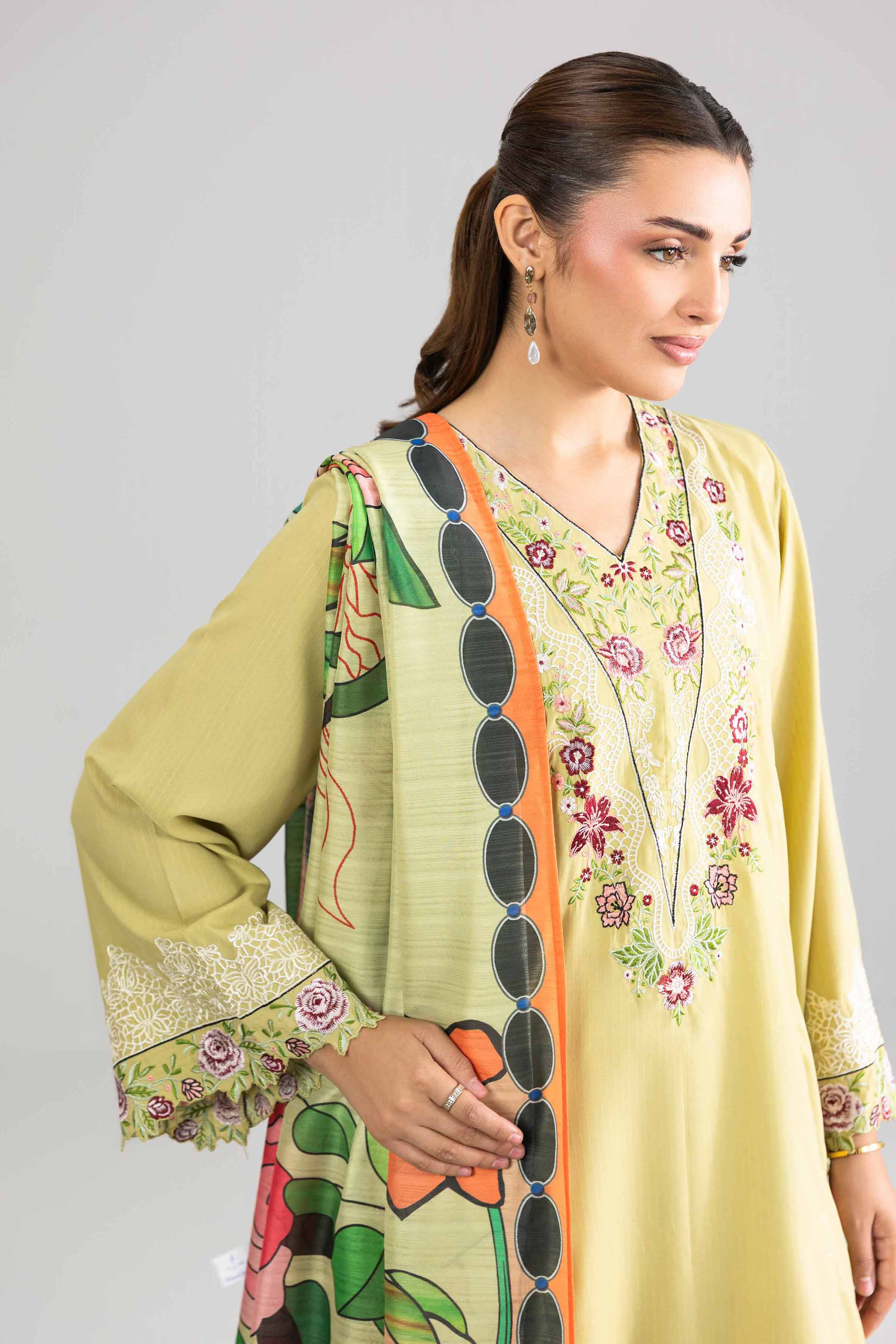 3 Piece - Embroidered Suit - PE26-306