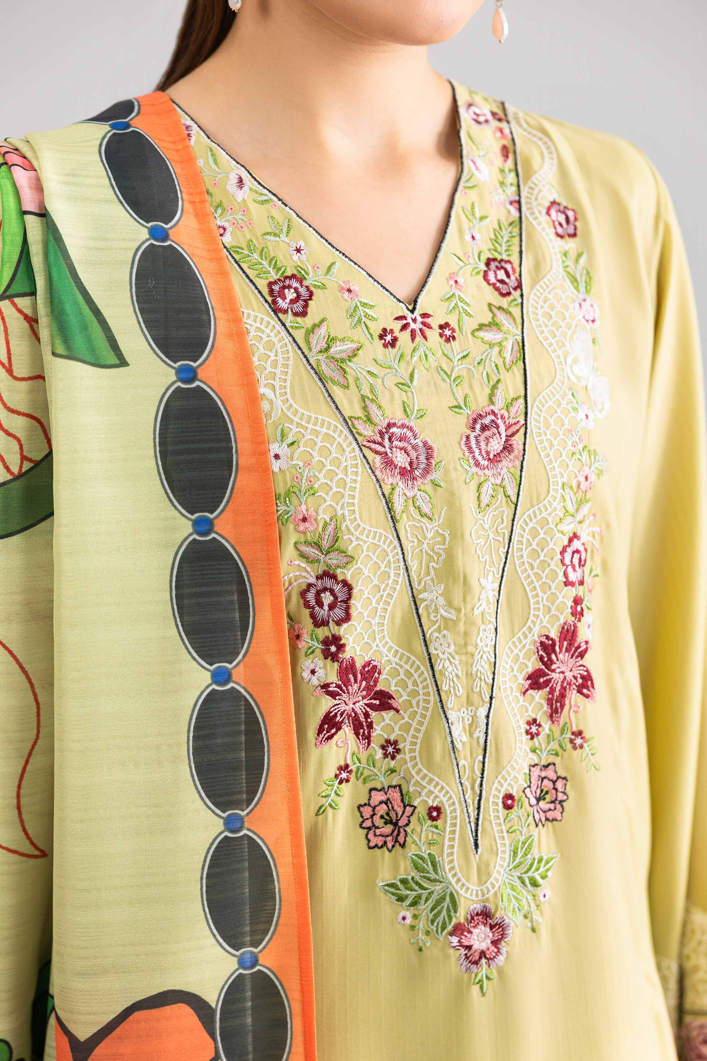 3 Piece - Embroidered Suit - PE26-306