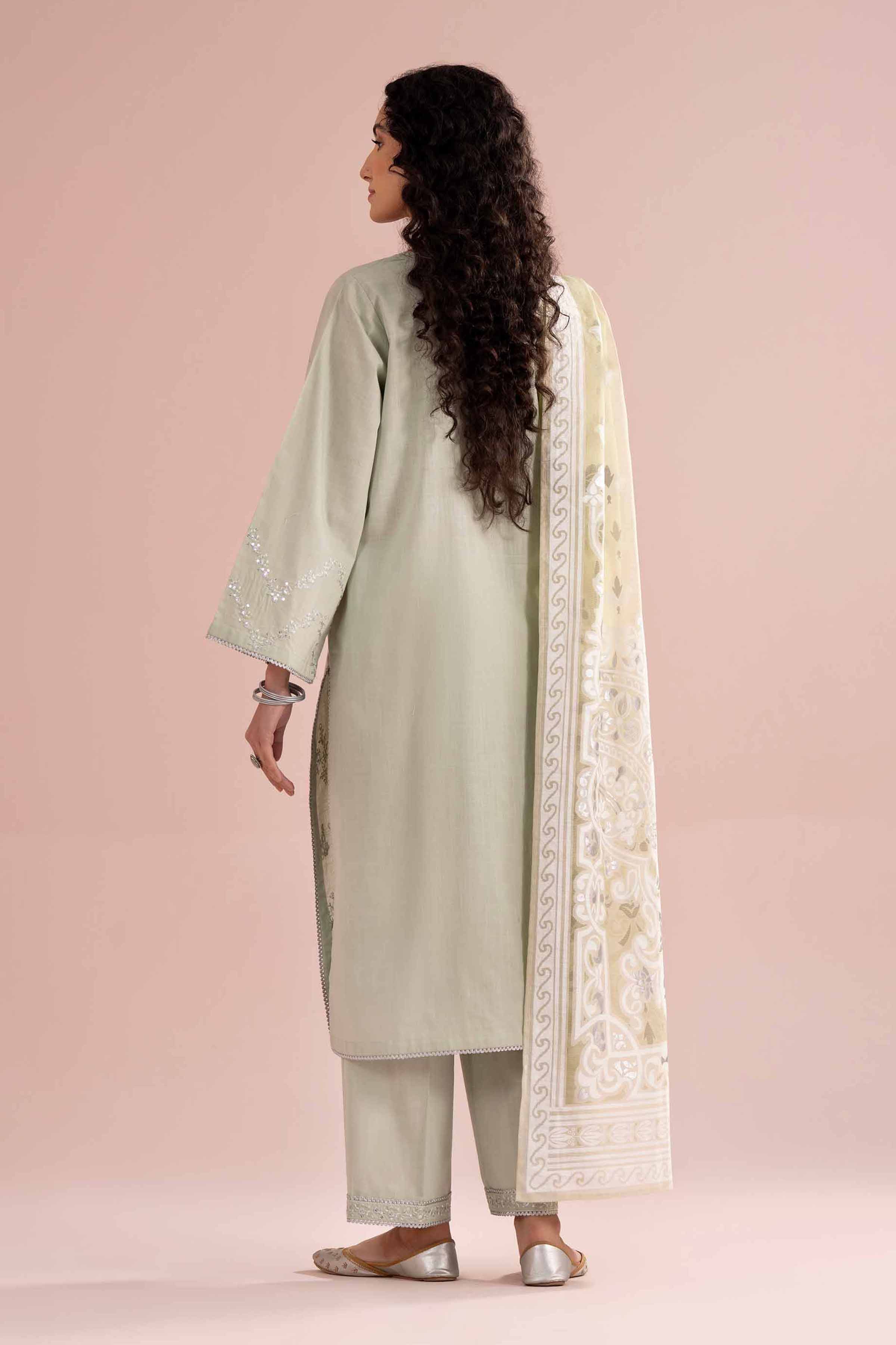 3 Piece - Embroidered Suit - PE26-316 for Women - Pret Collection | Nishat | Shop Online