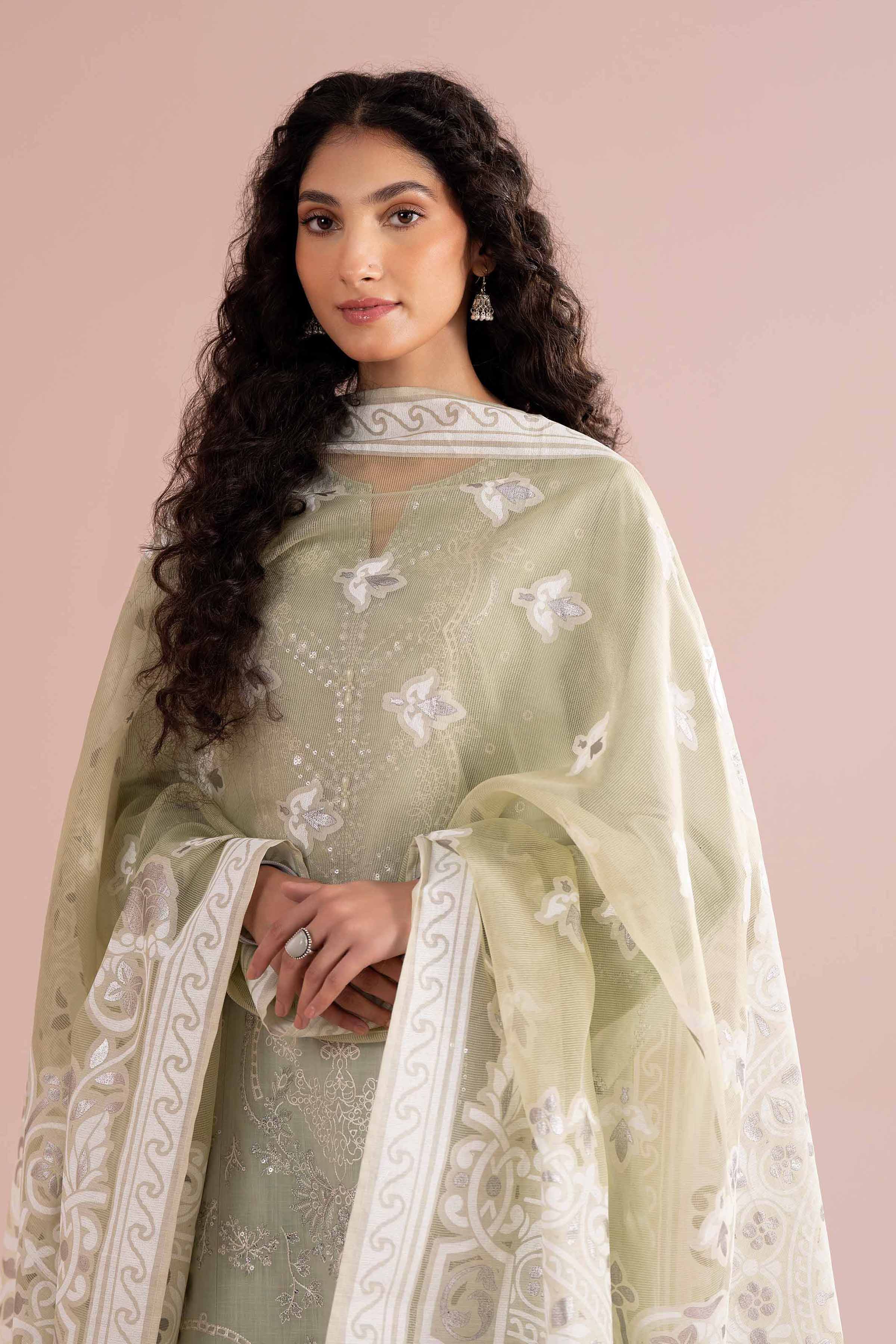 3 Piece - Embroidered Suit - PE26-316 for Women - Pret Collection | Nishat | Shop Online