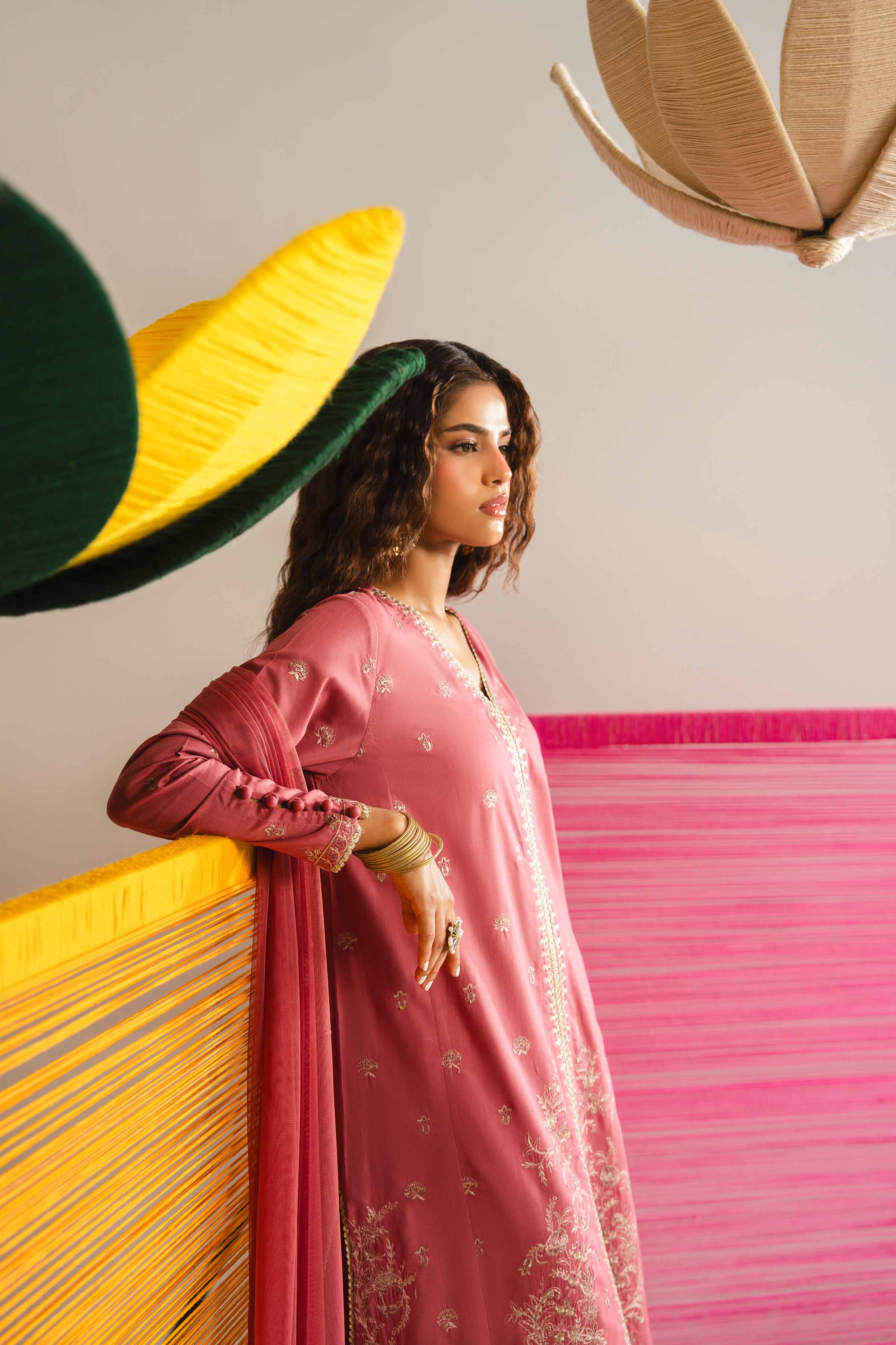 3 Piece - Embroidered Suit - PE26-326