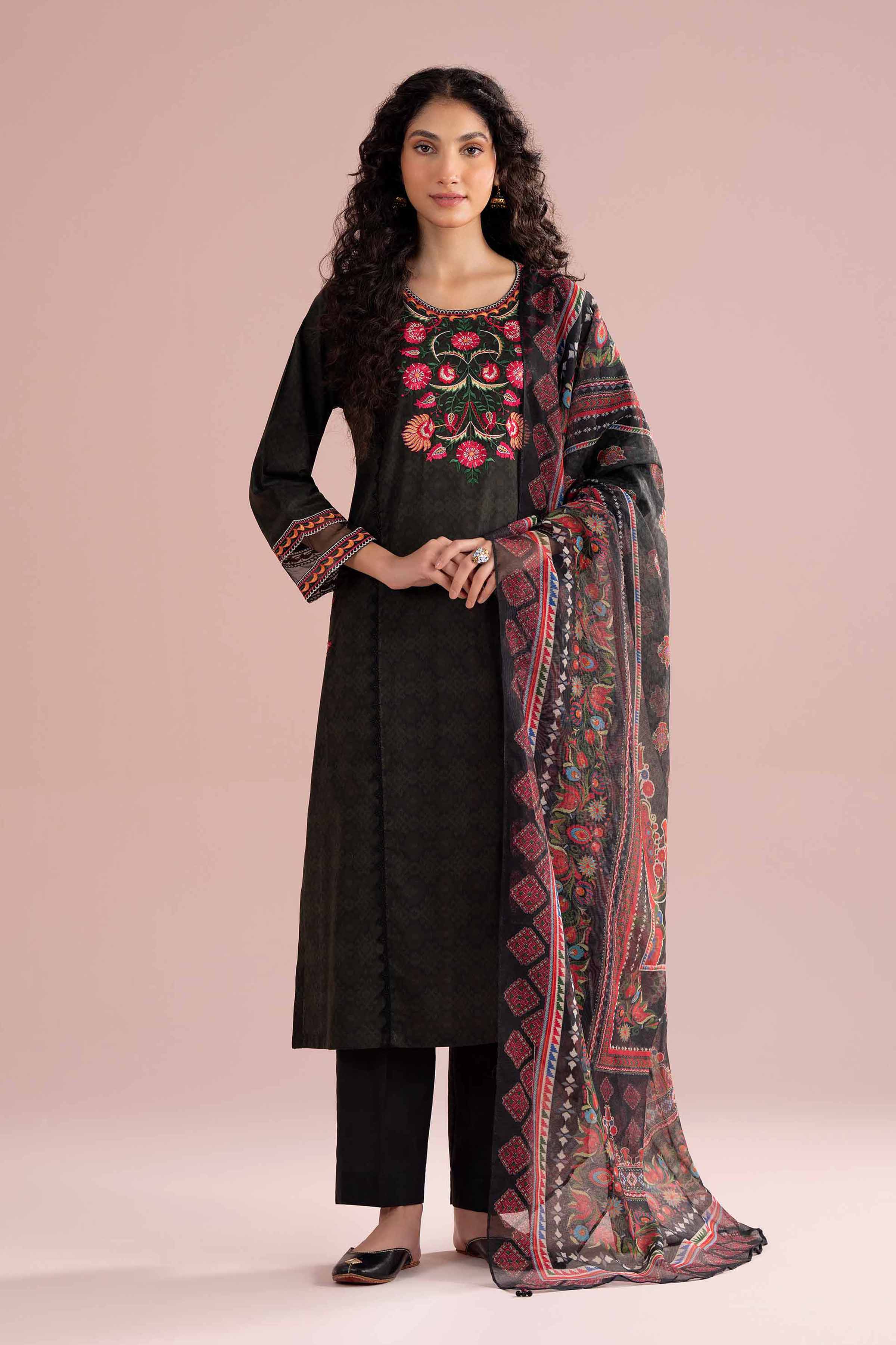 3 Piece - Embroidered Suit - PE26-329 for Women - Pret Collection | Nishat | Shop Online