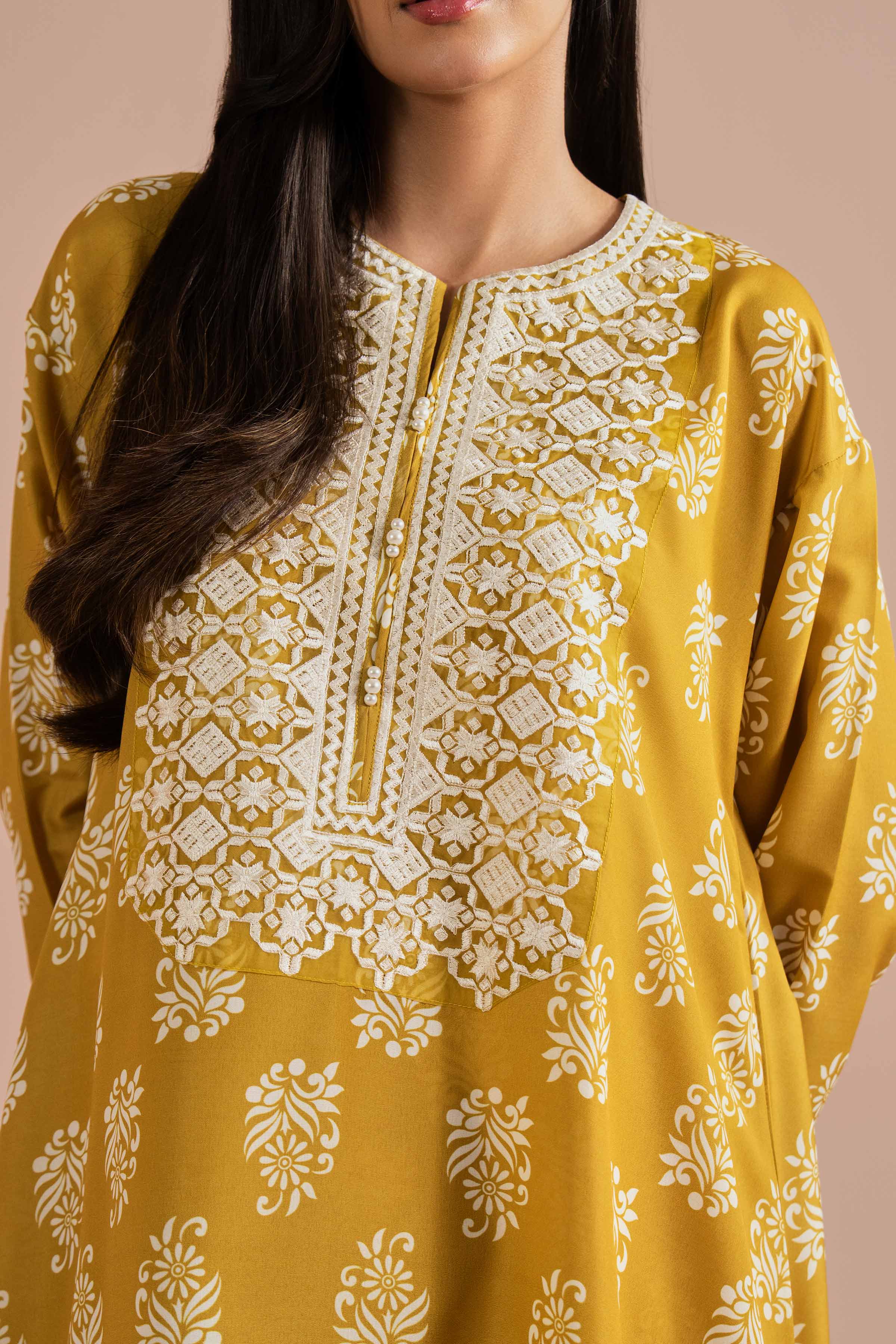2 Piece - Printed Embroidered Suit - PE26-34 for Women - Pret Collection | Nishat | Shop Online