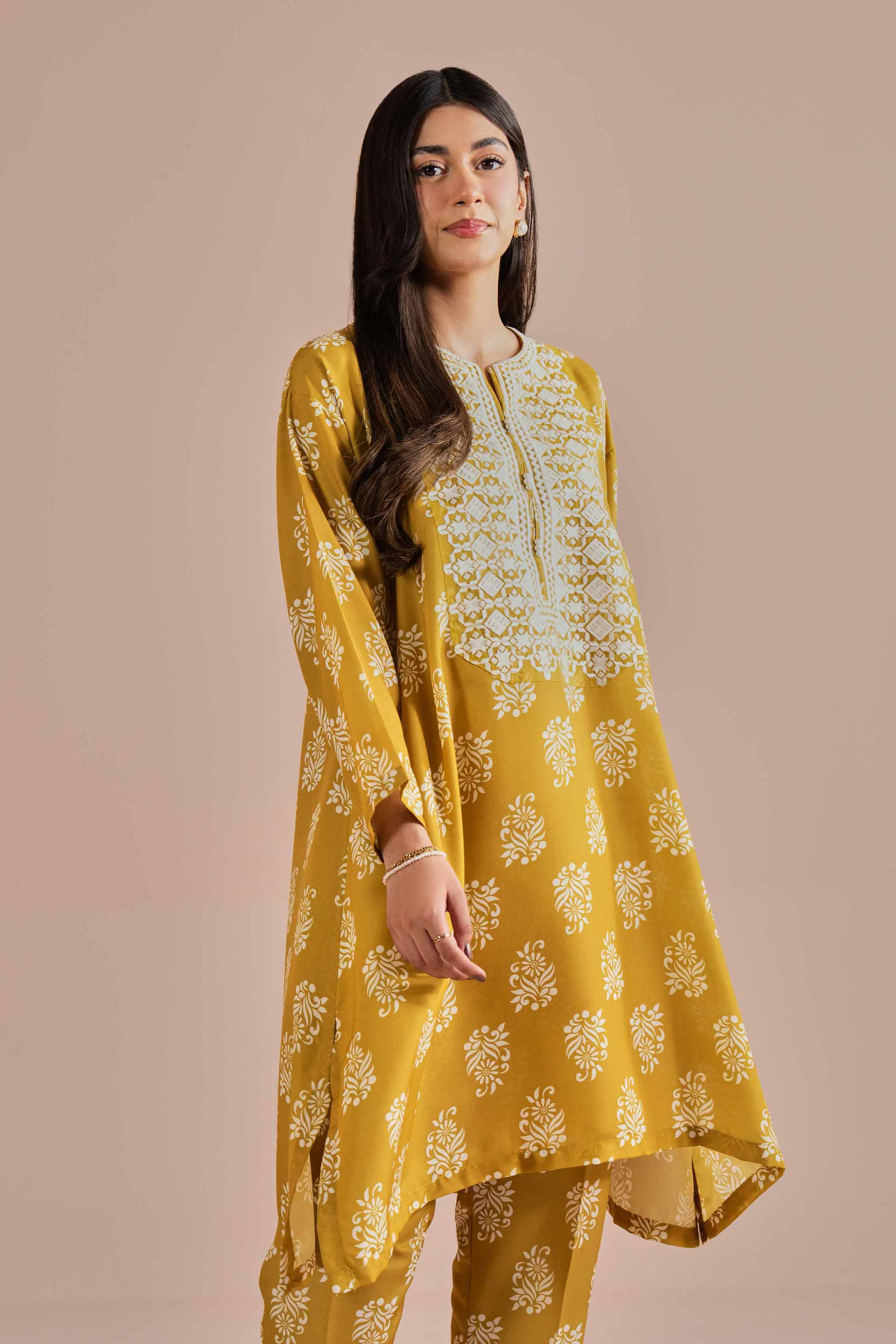 2 Piece - Printed Embroidered Suit - PE26-34 for Women - Pret Collection | Nishat | Shop Online