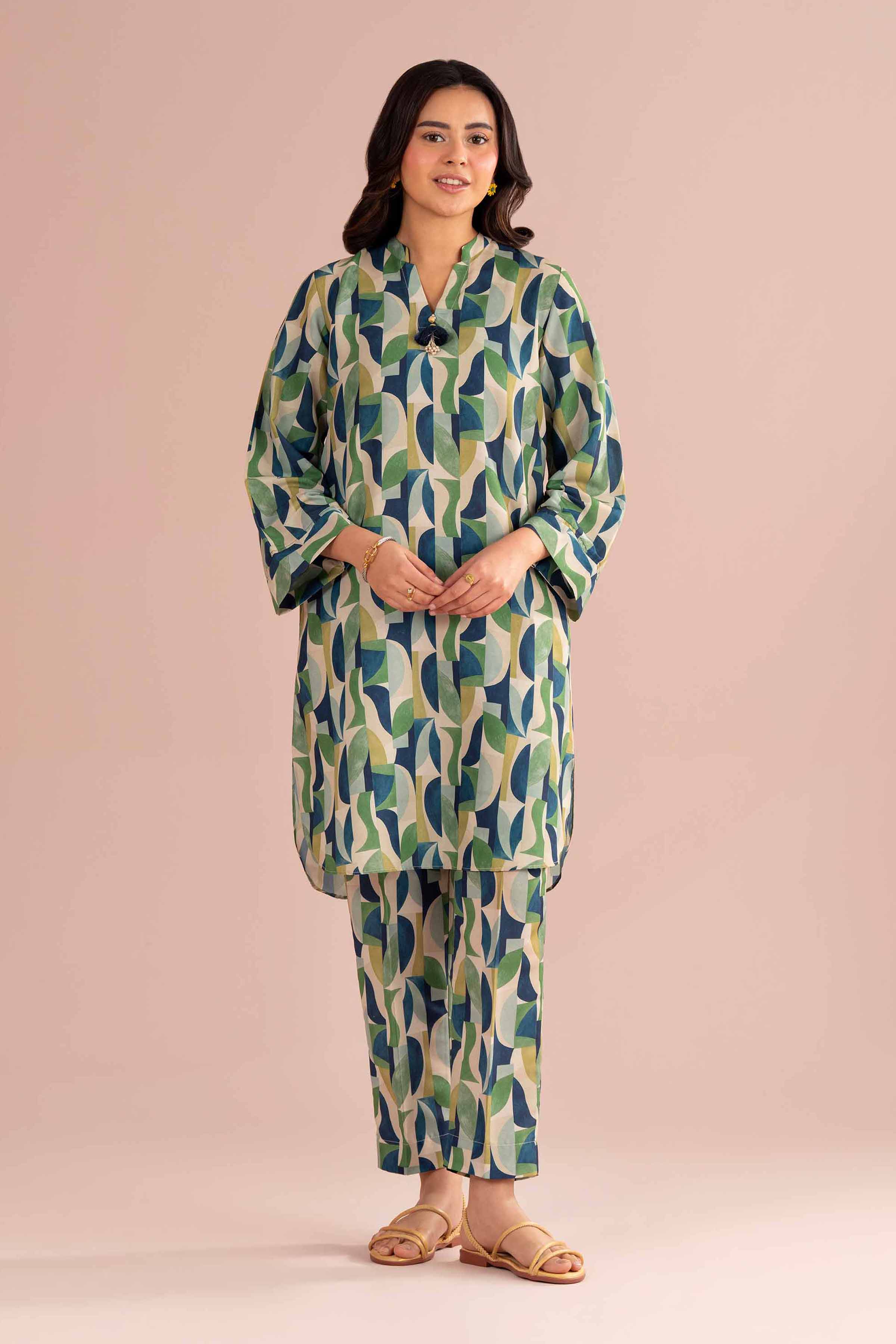 2 Piece - Printed Suit - PE26-363 for Women - Pret Collection | Nishat | Shop Online