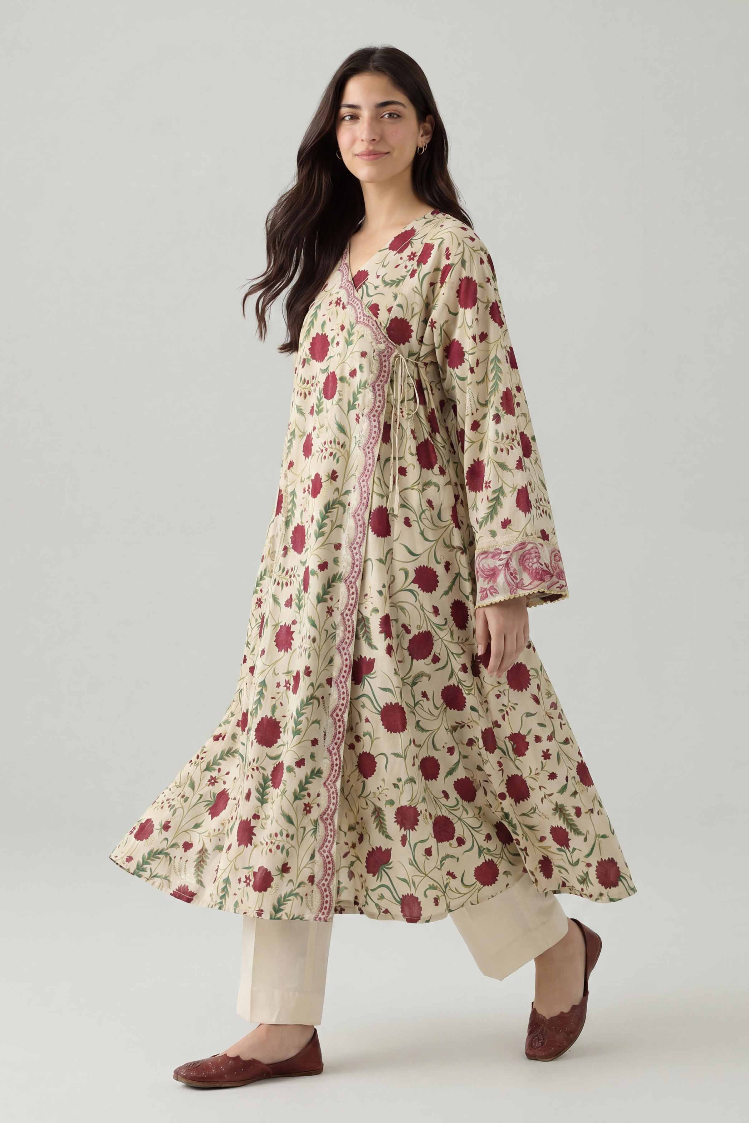 Printed Embroidered Shirt - PE26-374