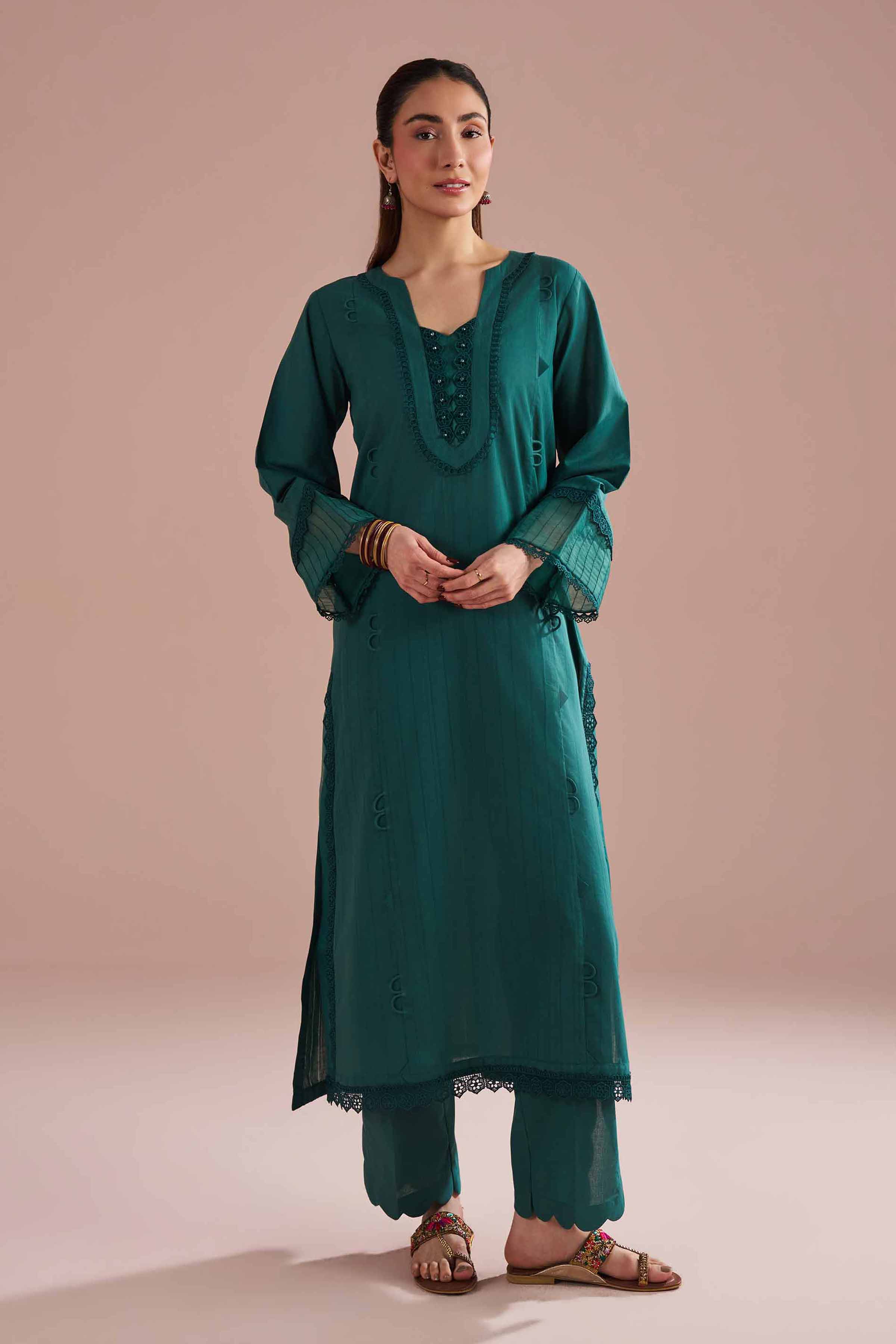 2 Piece - Basic Suit - PE26-38 for Women - Pret Collection | Nishat | Shop Online