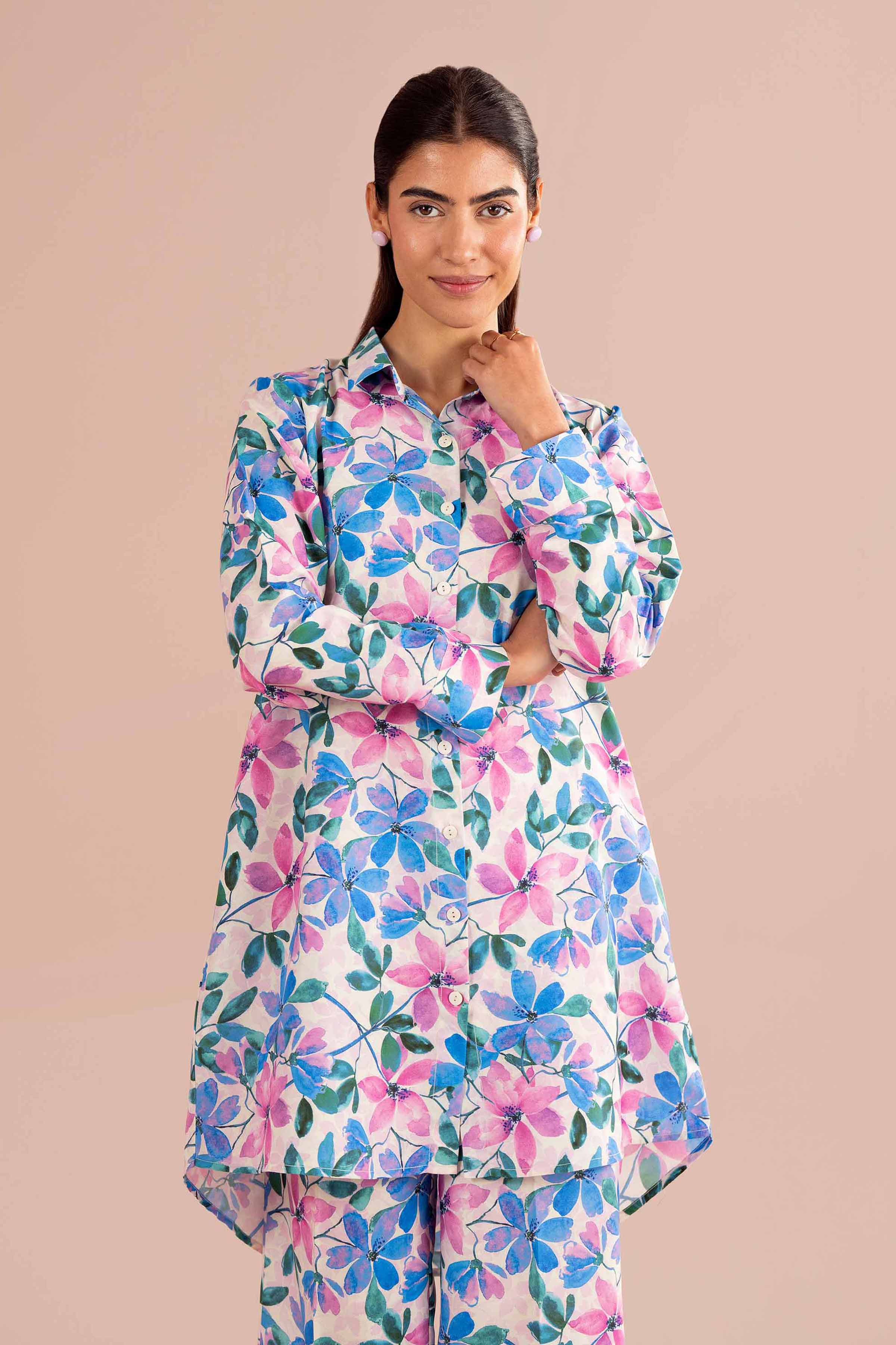 2 Piece - Printed Suit - PE26-418 for Women - Pret Collection | Nishat | Shop Online