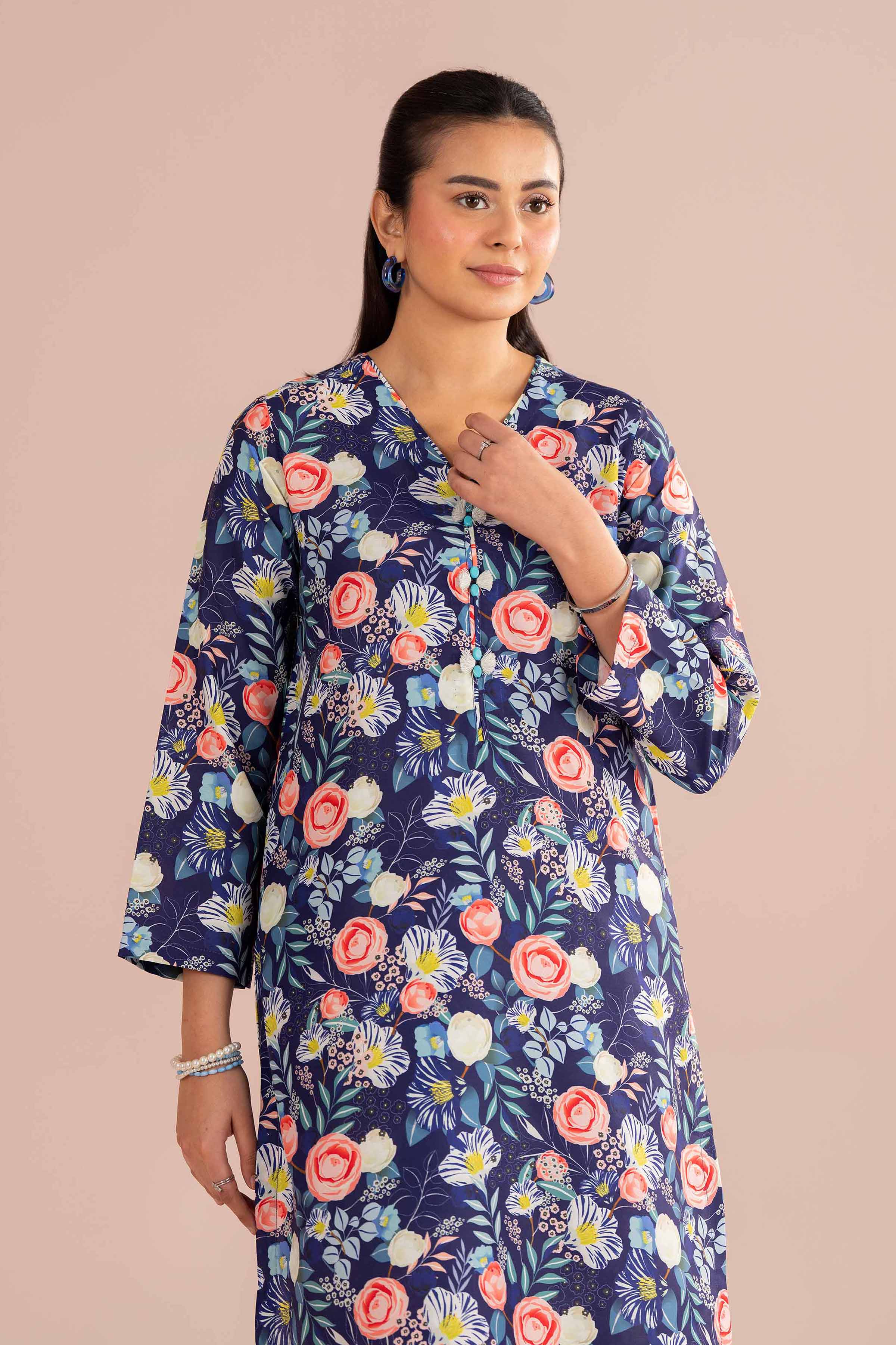 2 Piece - Printed Suit - PE26-424 for Women - Pret Collection | Nishat | Shop Online