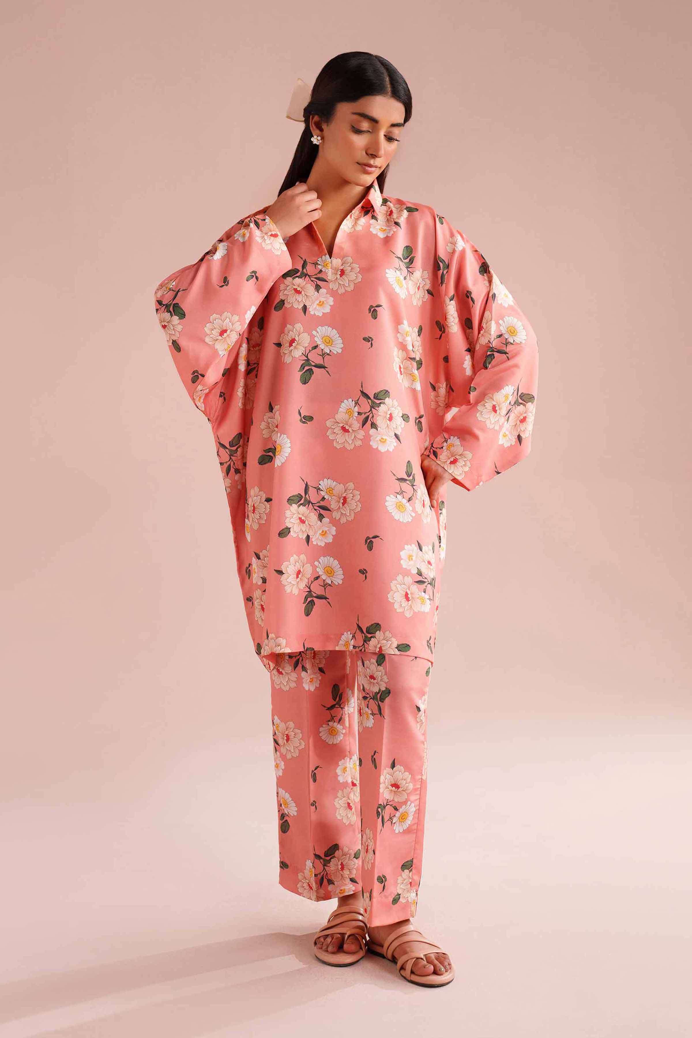 2 Piece - Printed Suit - PE26-432 for Women - Pret Collection | Nishat | Shop Online