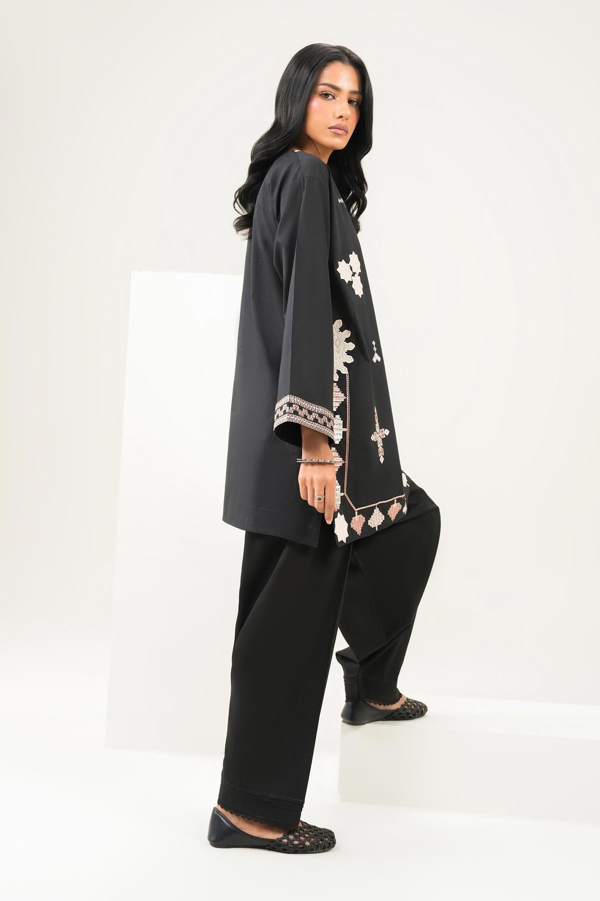 2 Piece - Embroidered Suit - PE26-450 for Women -  Pret Collection | Nishat | Shop Online