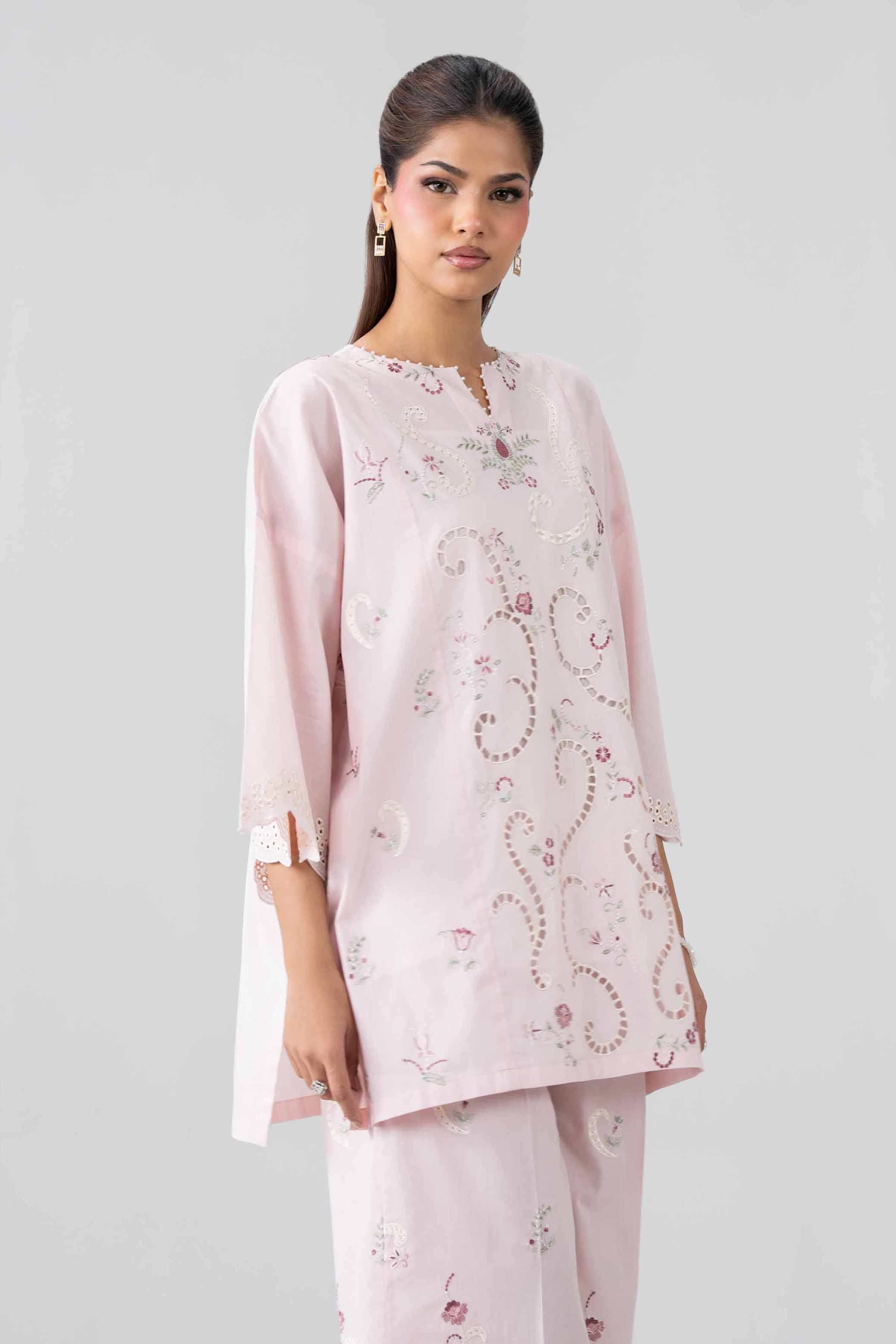 2 Piece - Embroidered Suit - PE26-453