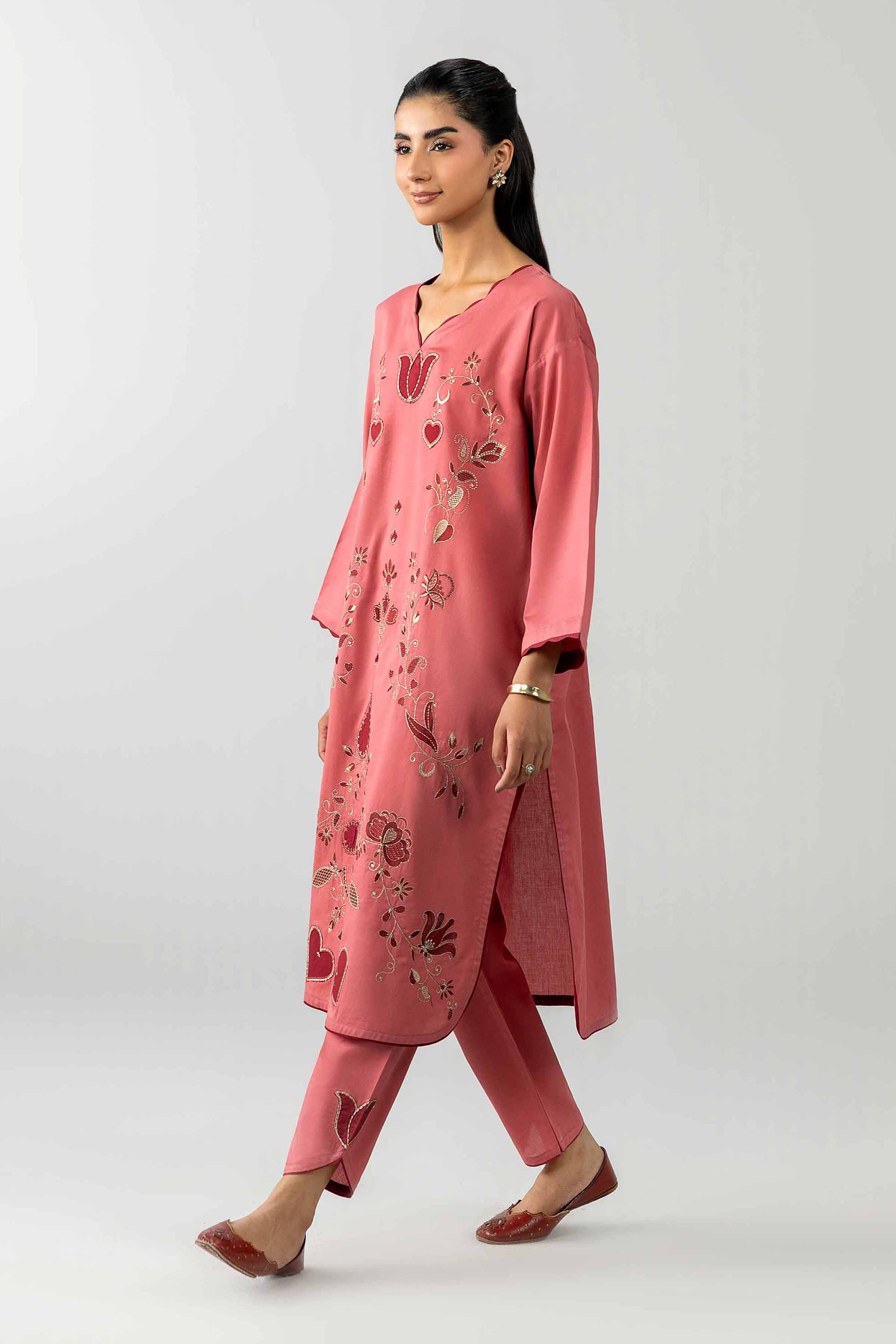 2 Piece - Embroidered Suit - PE26-467
