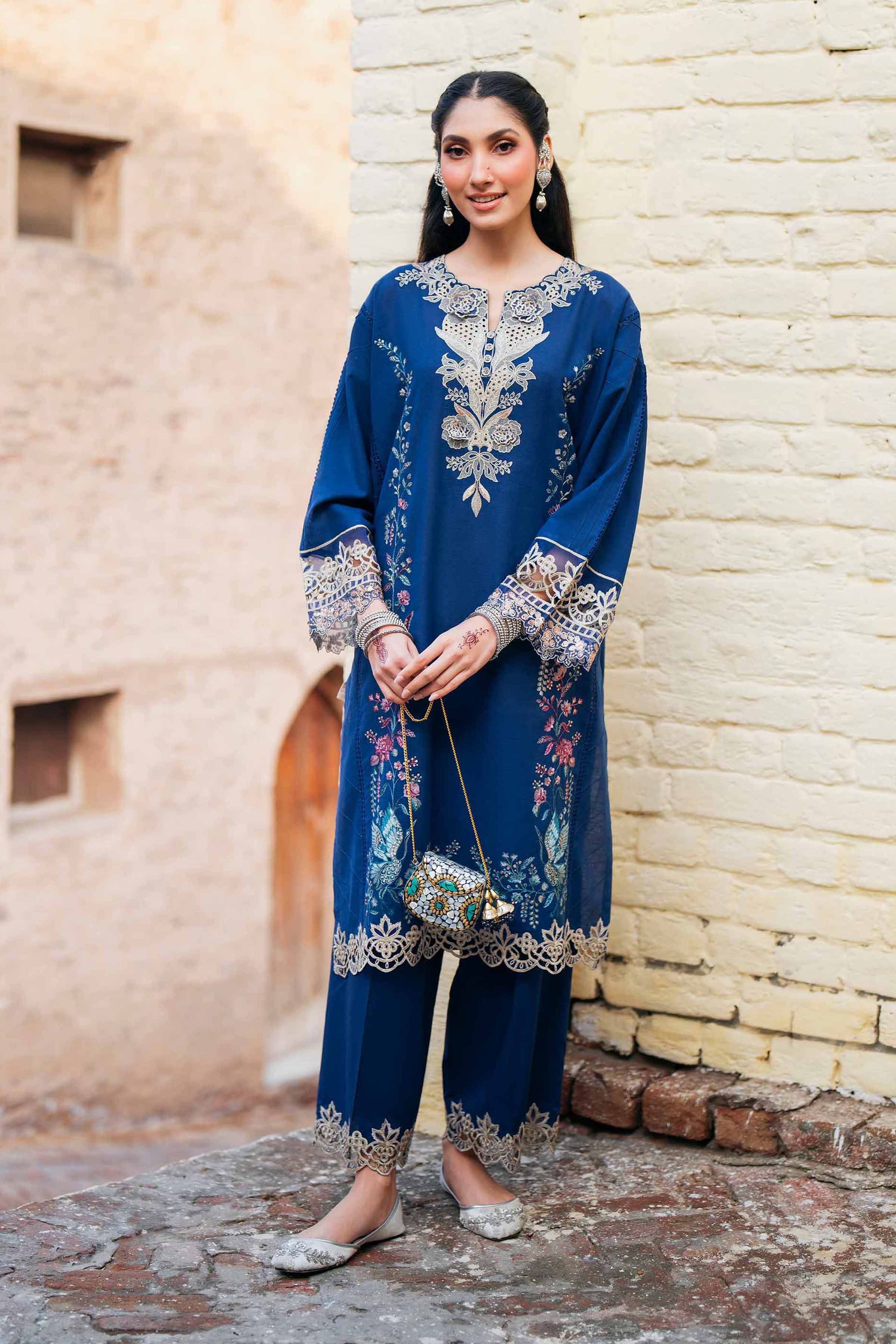 2 Piece - Embroidered Suit - PE26-47 for Women - Pret Collection | Nishat | Shop Online