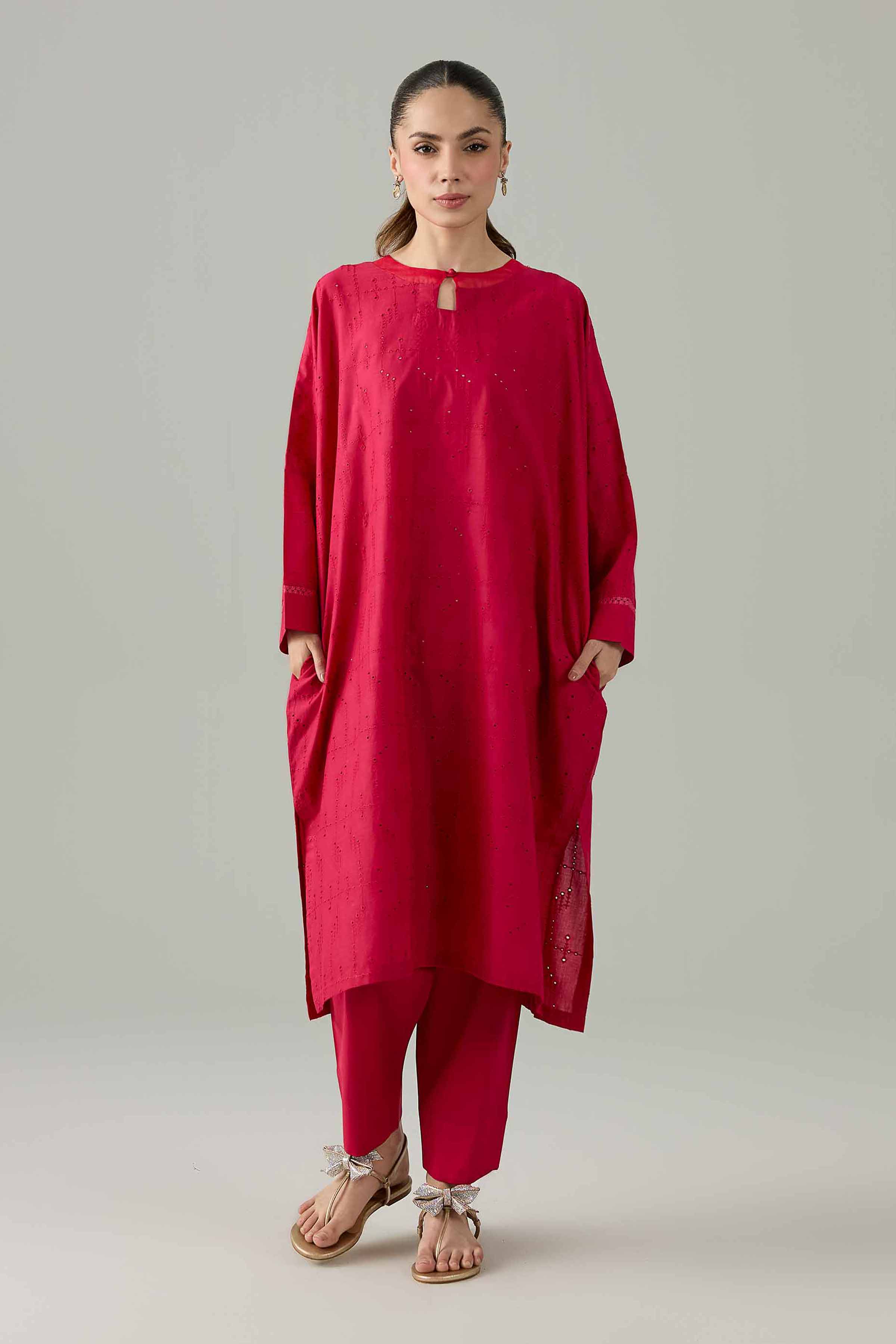 2 Piece - Embroidered Suit - PE26-471
