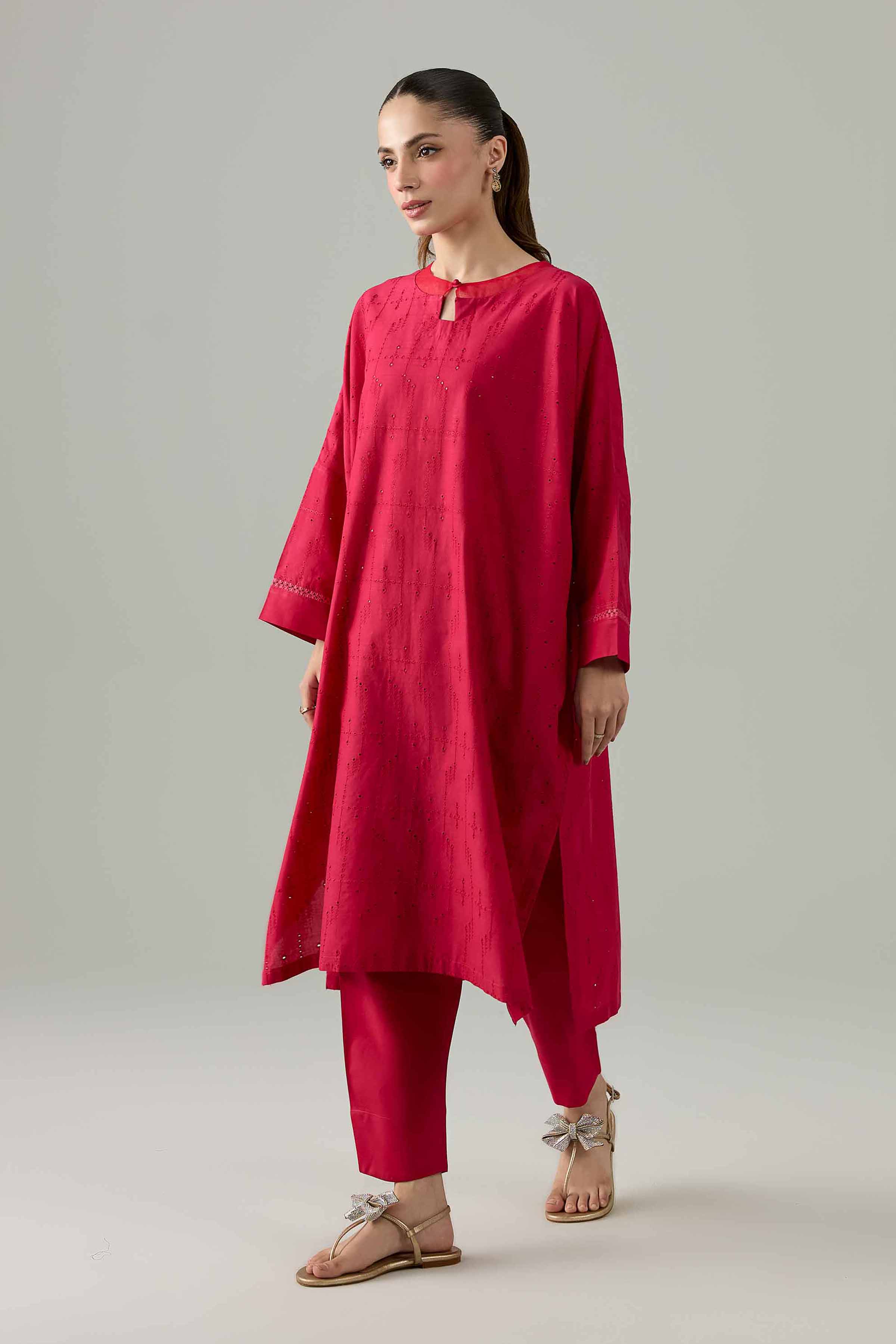 2 Piece - Embroidered Suit - PE26-471