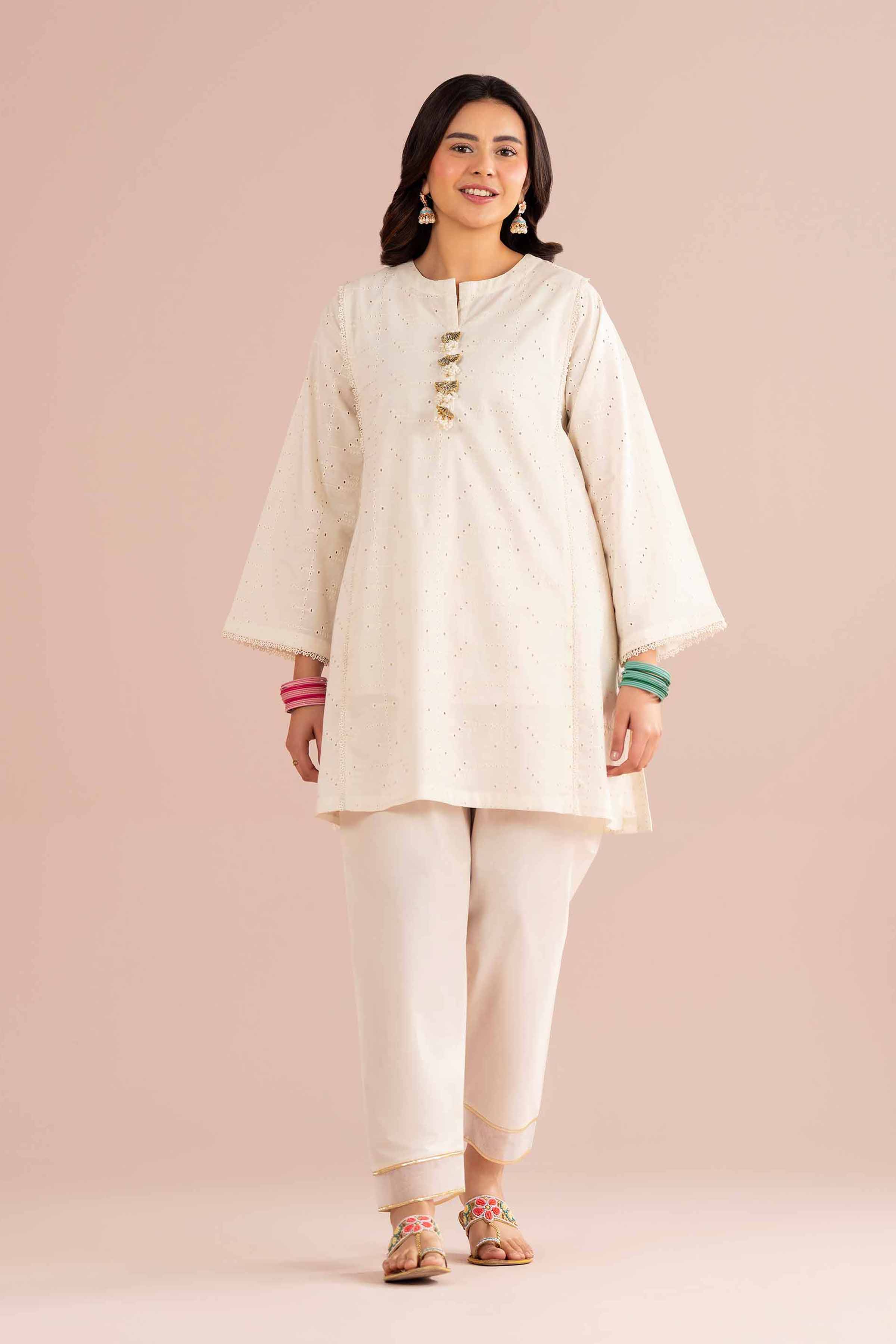 2 Piece - Embroidered Suit - PE26-472 for Women - Pret Collection | Nishat | Shop Online