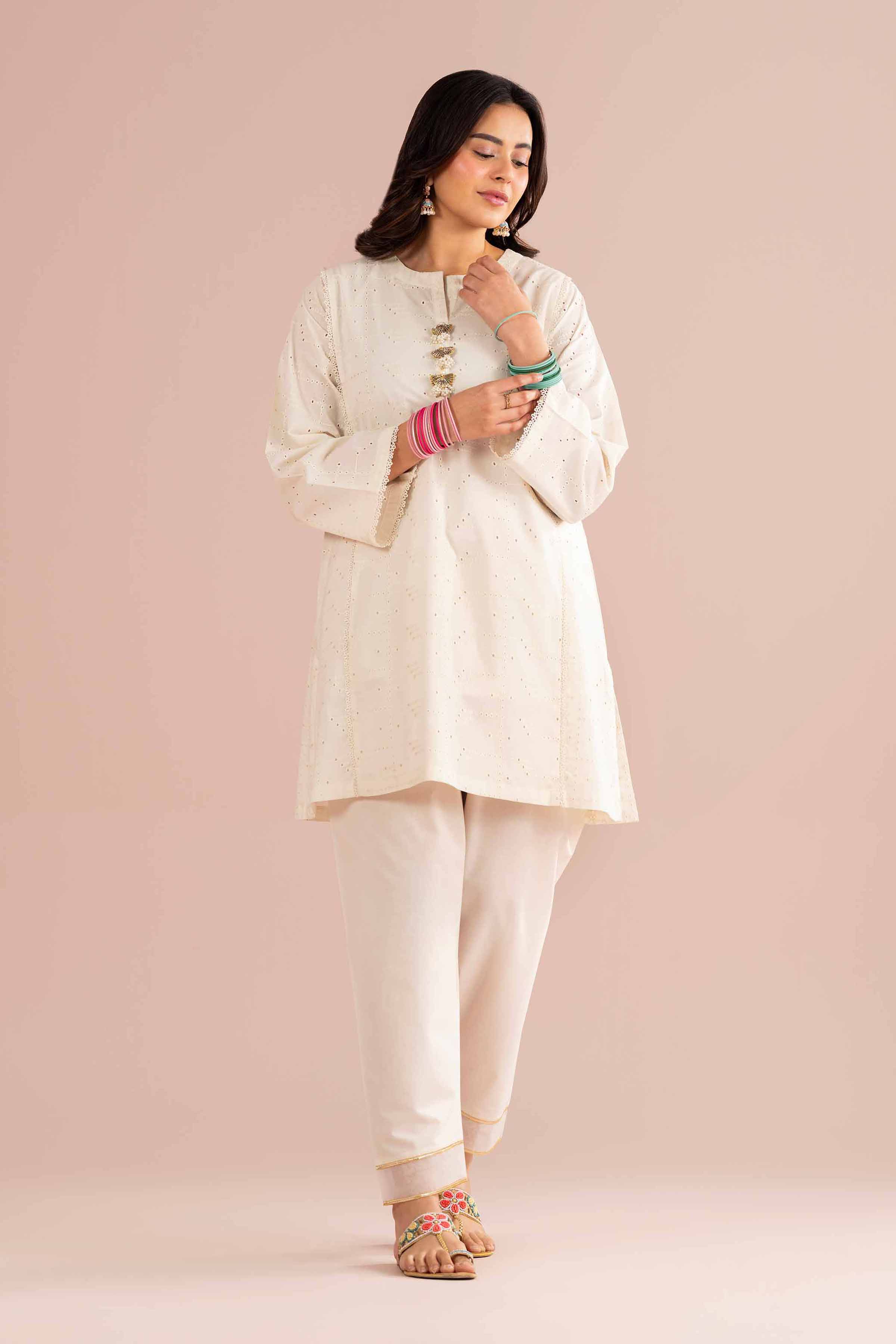 2 Piece - Embroidered Suit - PE26-472 for Women - Pret Collection | Nishat | Shop Online