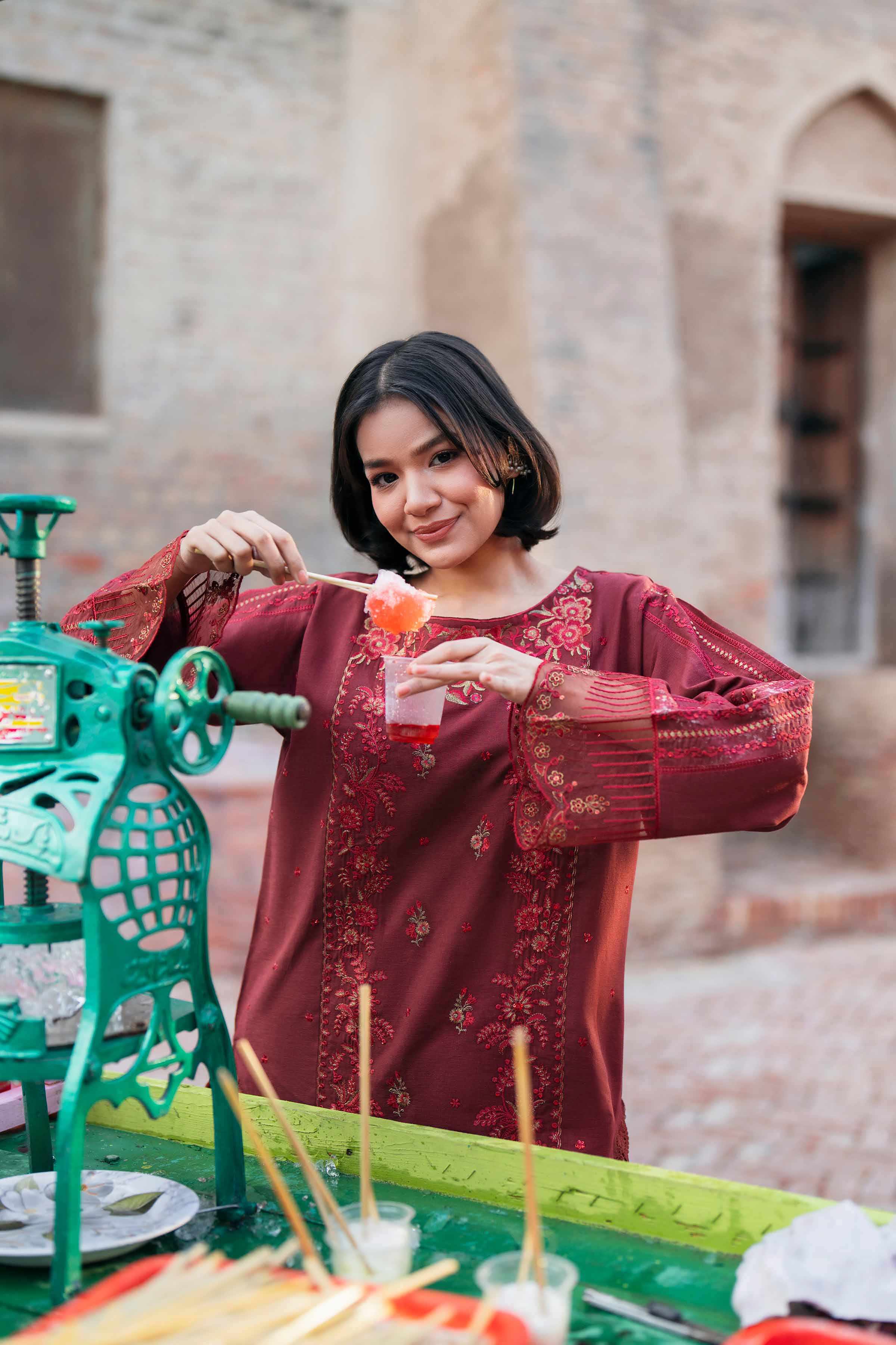 2 Piece - Embroidered Suit - PE26-50