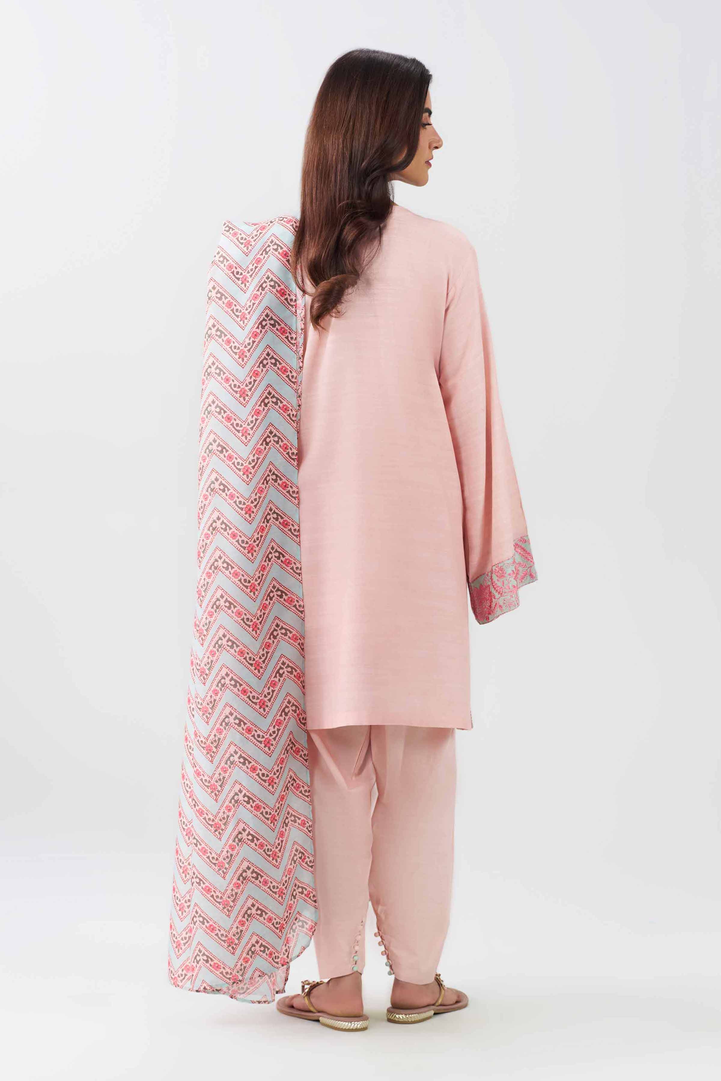 3 Piece - Embroidered Suit - PE26-538