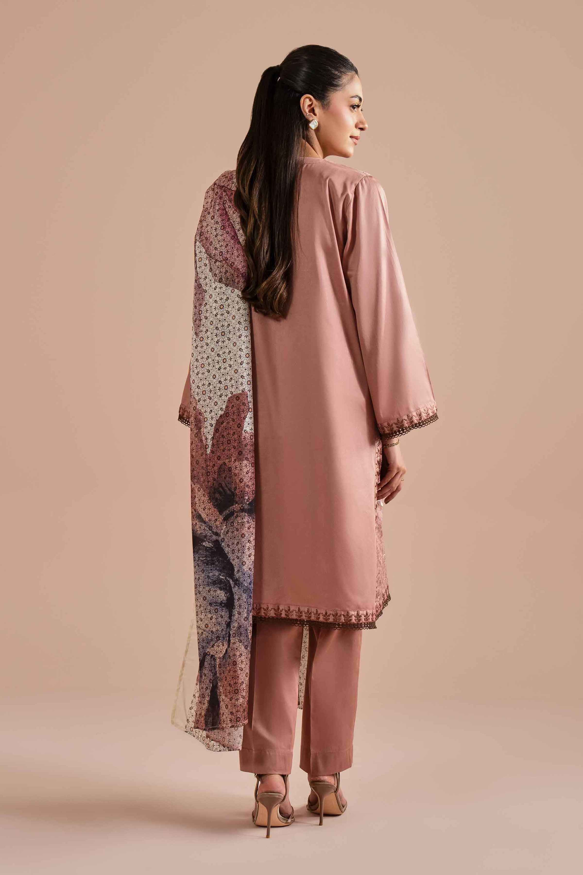 3 Piece - Embroidered Suit - PE26-61 for Women - Pret Collection | Nishat | Shop Online