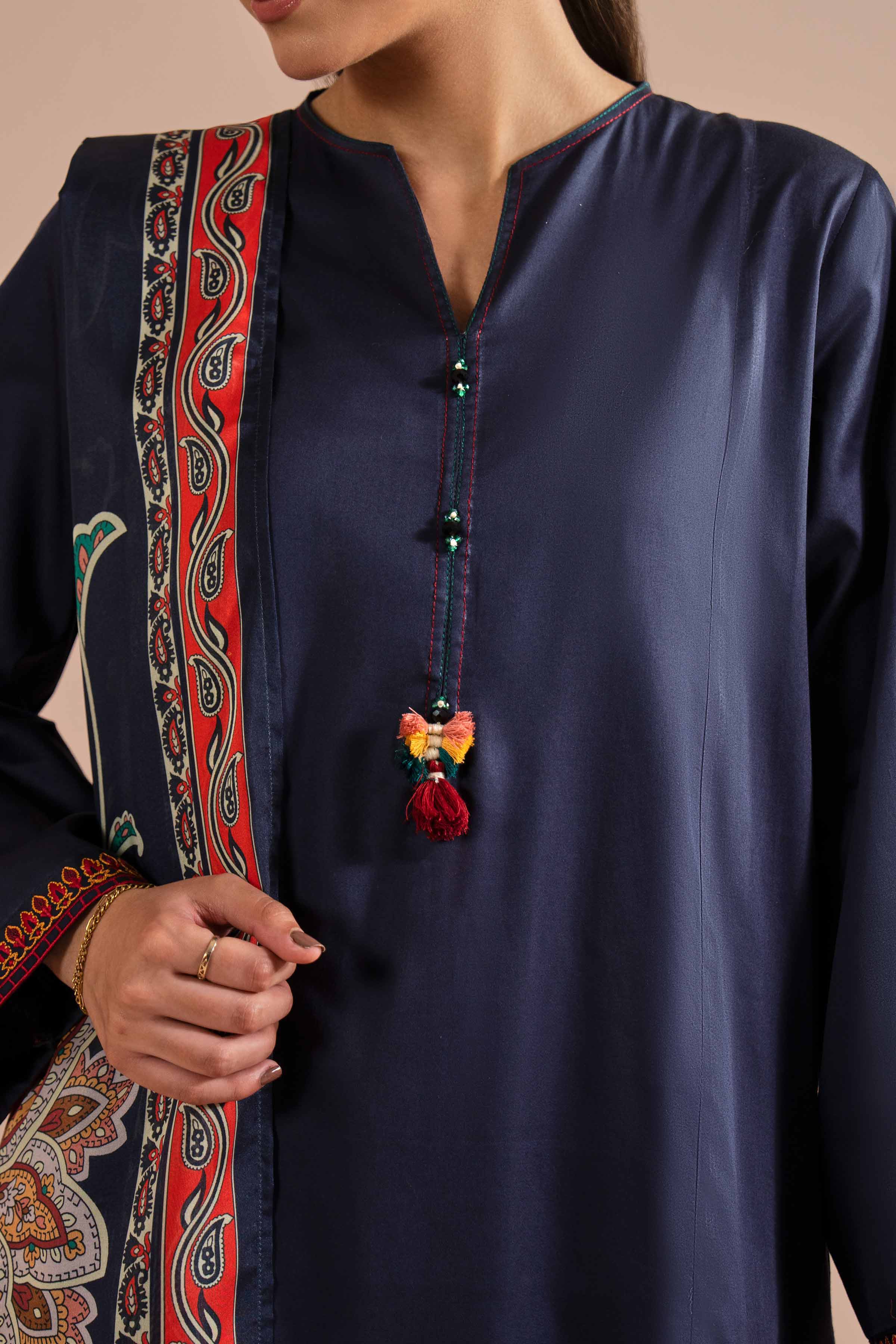 3 Piece - Embroidered Suit - PE26-65 for Women - Pret Collection | Nishat | Shop Online