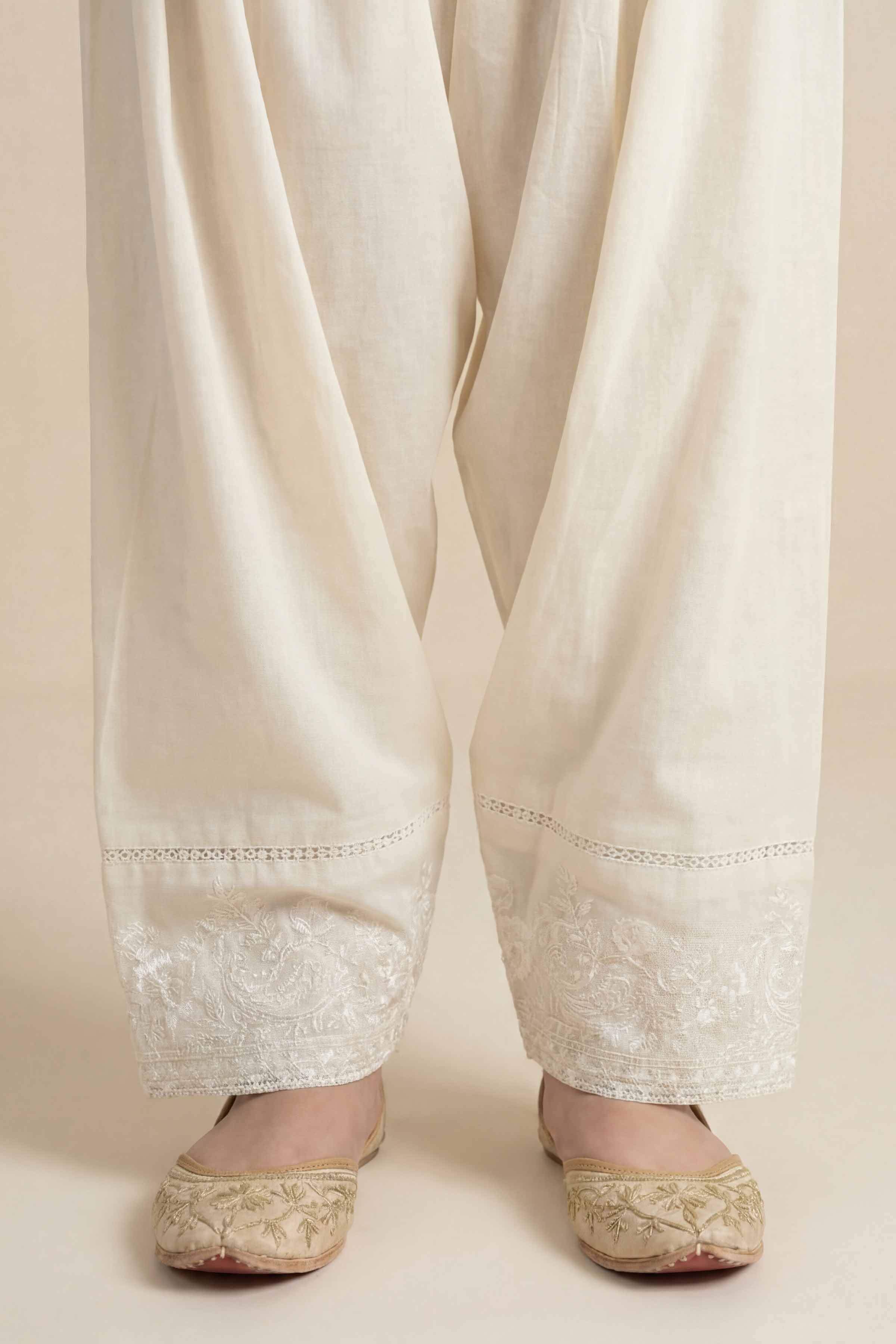 Embroidered Shalwar - PE26-666 for Women - Pret Collection | Nishat | Shop Online