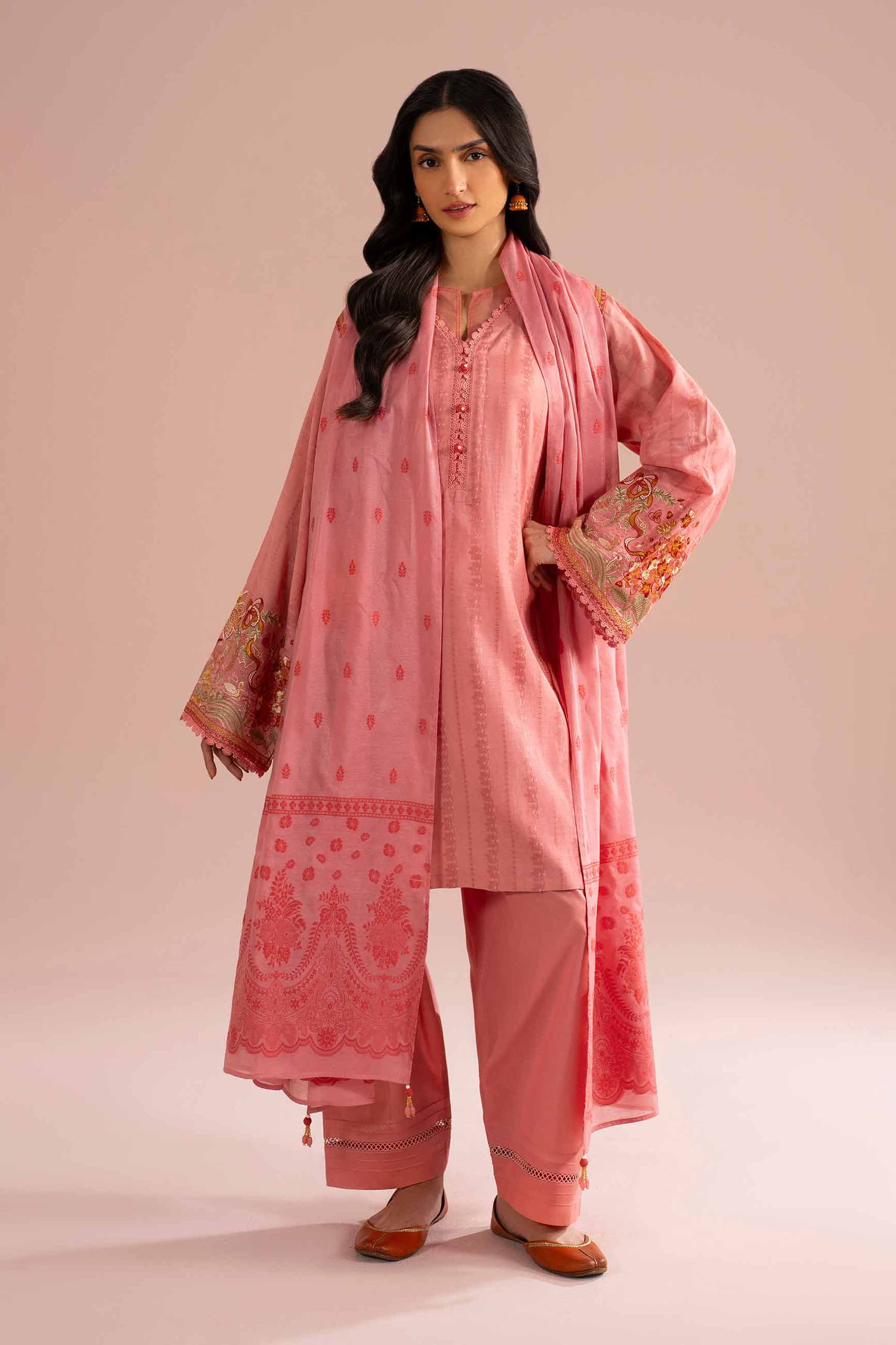 3 Piece - Embroidered Suit - PE26-73