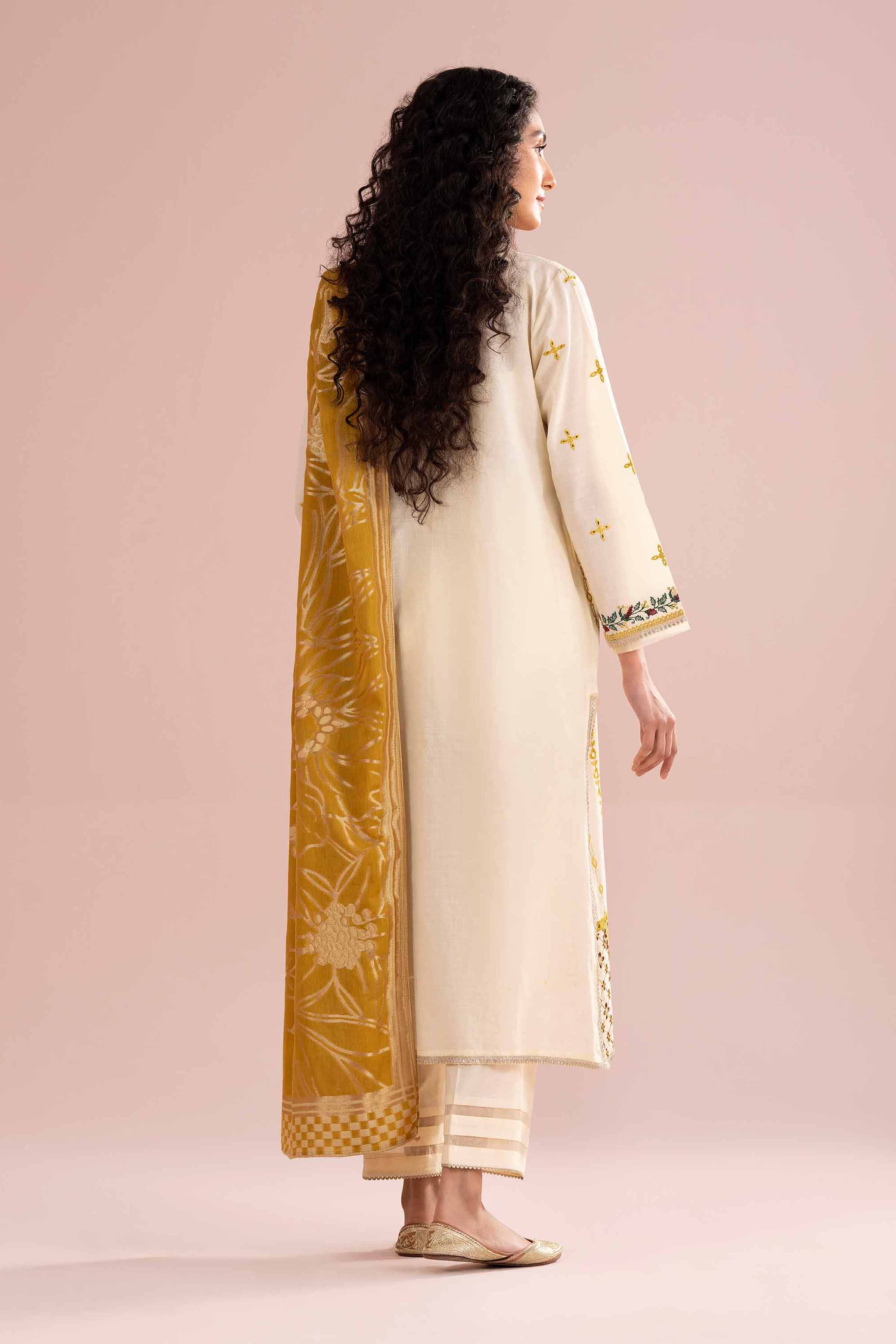 3 Piece - Embroidered Suit - PE26-75 for Women - Pret Collection | Nishat | Shop Online