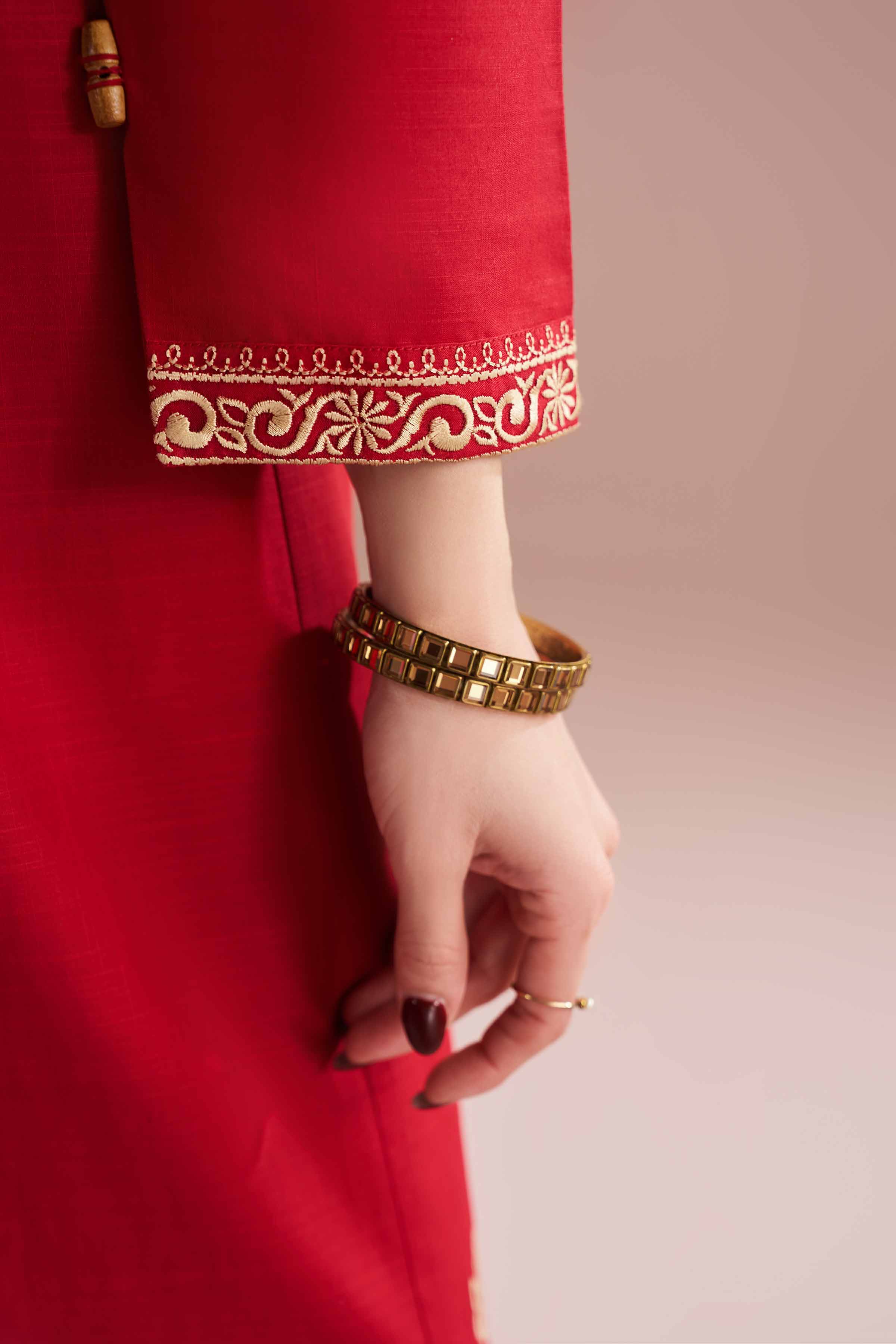 3 Piece - Embroidered Suit - PE26-80 for Women - Pret Collection | Nishat | Shop Online