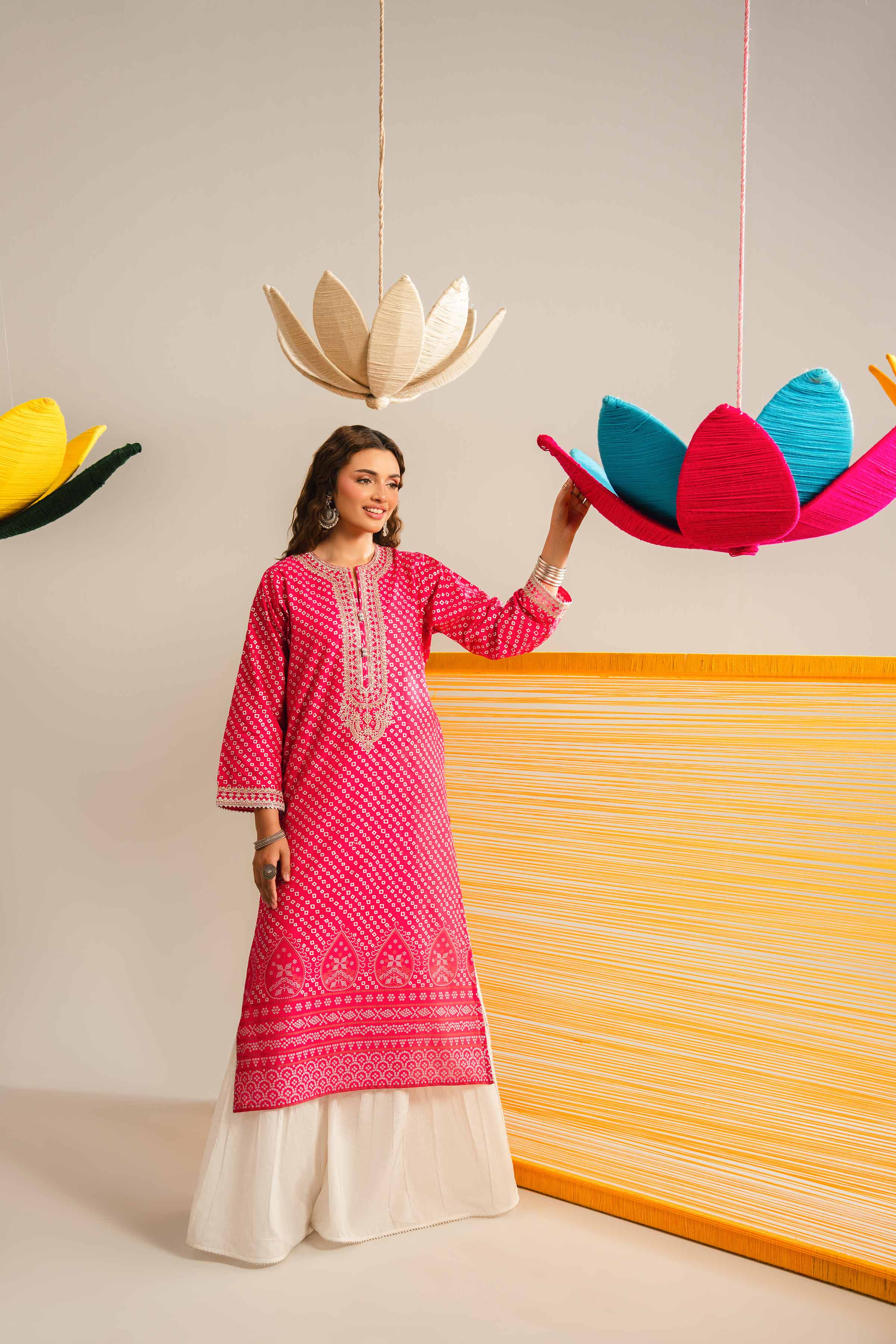 Printed Embroidered Shirt - PE26-89