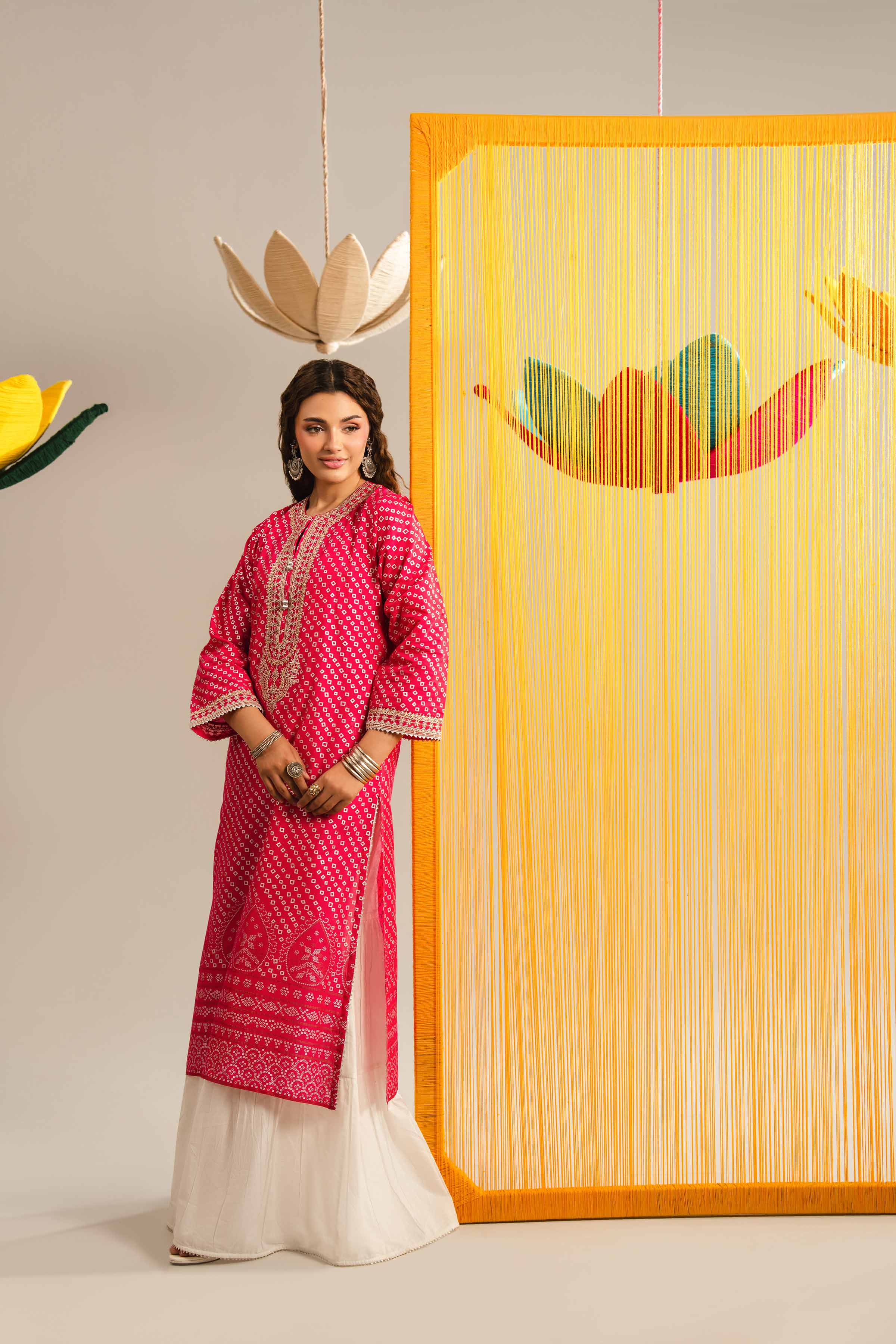 Printed Embroidered Shirt - PE26-89