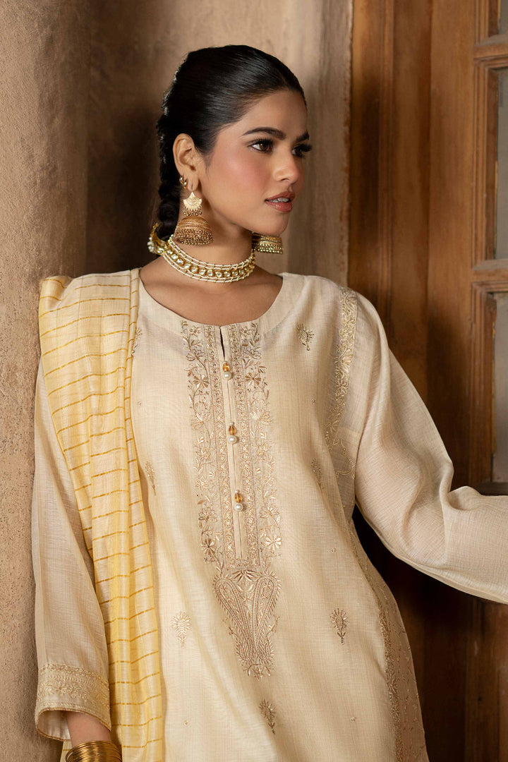 3 Piece - Embroidered Suit - PFE25-08 for Women - Pret Collection | Nishat | Shop Online