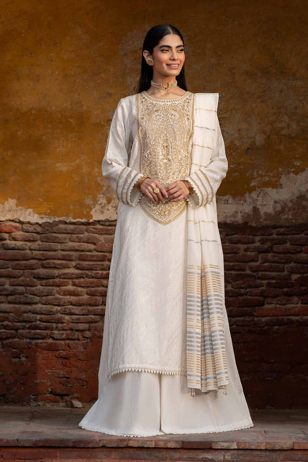 3 Piece - Embroidered Suit - PFE25-12